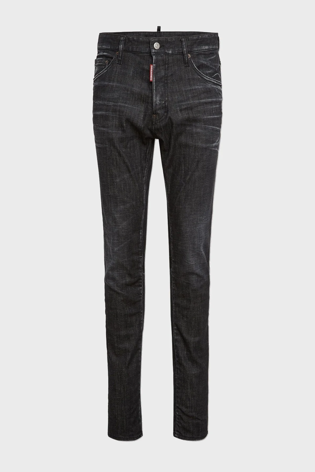 Dsquared2 Streç Pamuklu Slim Fit Jeans Erkek Kot Pantolon S71LB1358 S30357 900 SİYAH - 4