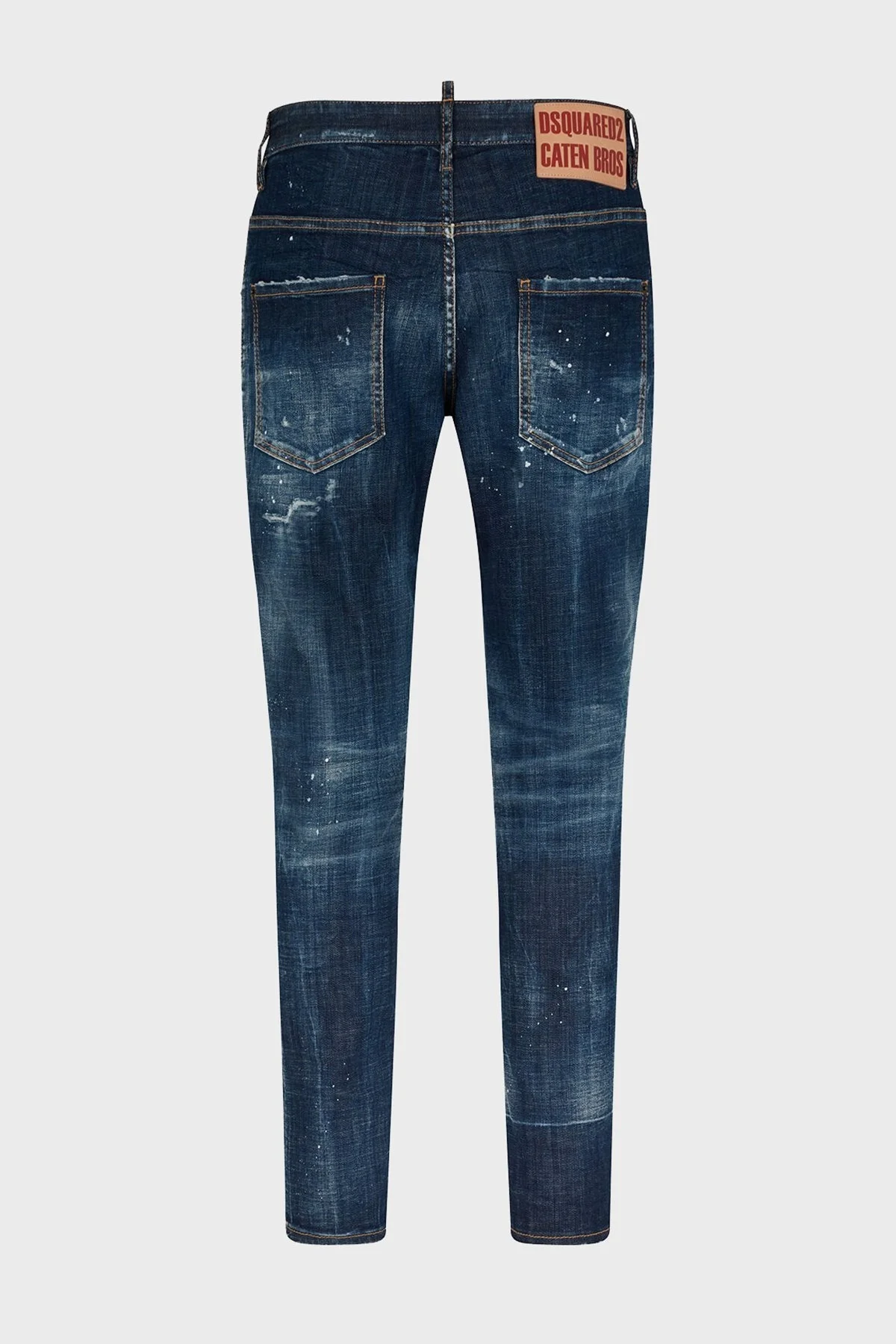 Dsquared2 Streç Pamuklu Slim Fit Jeans Erkek Kot Pantolon S71LB1368 S30342 470 LACİVERT - 6