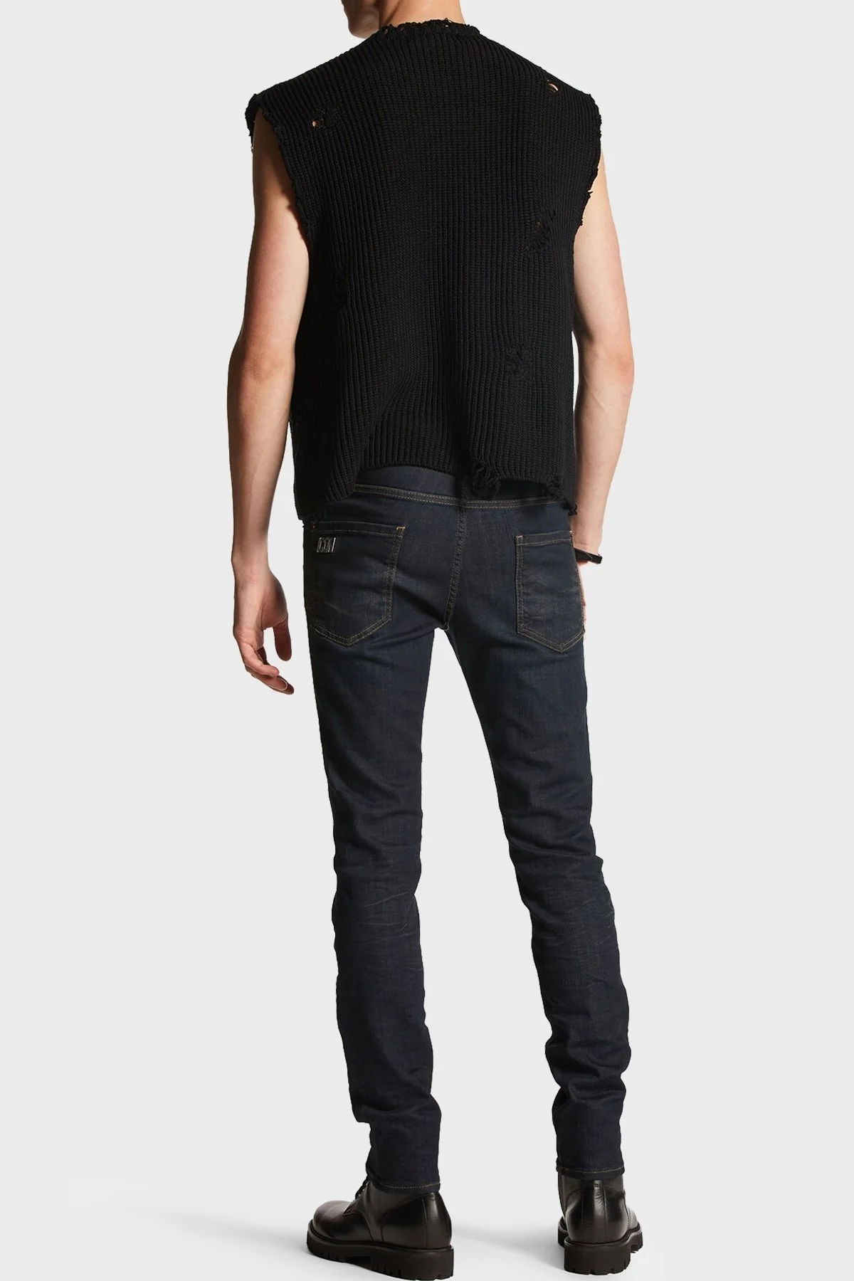 Dsquared2 Streç Pamuklu Slim Fit Jeans Erkek Kot Pantolon S79LA007 3S30342 470 LACİVERT - 2