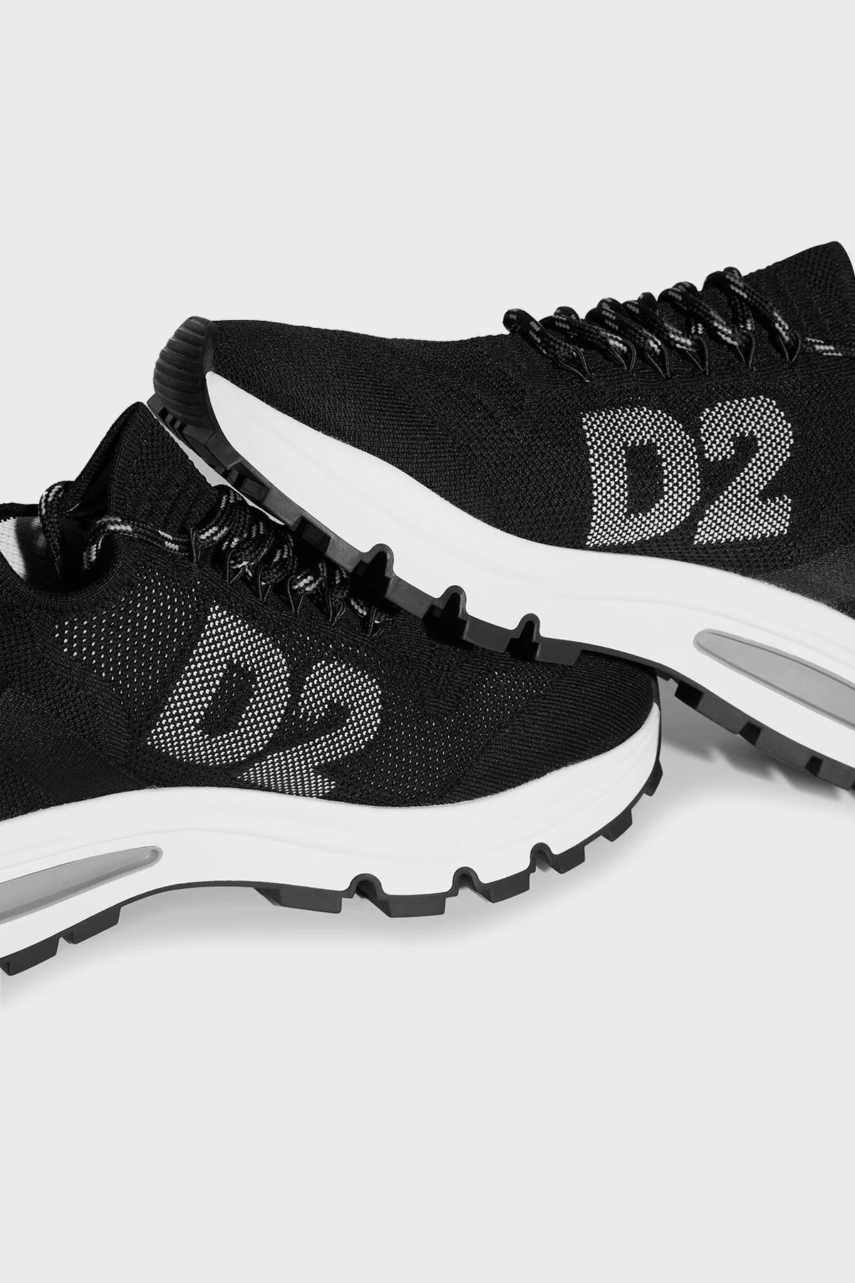 Dsqured2 Logolu Run Sneaker Erkek Ayakkabı SNM0211 59204353 2124 SİYAH - 5