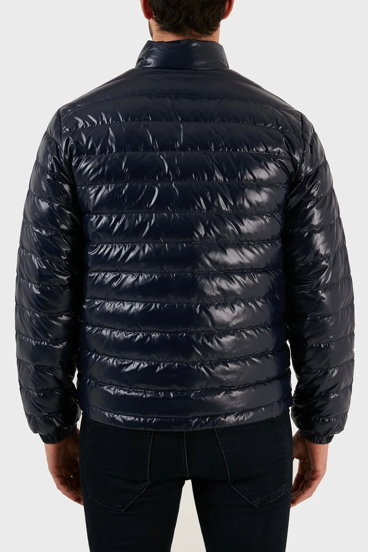 Duvetica Regular Fit Cepli Dik Yaka Şişme Erkek Mont VUDJ00421K0001 NYS LACİVERT - 5