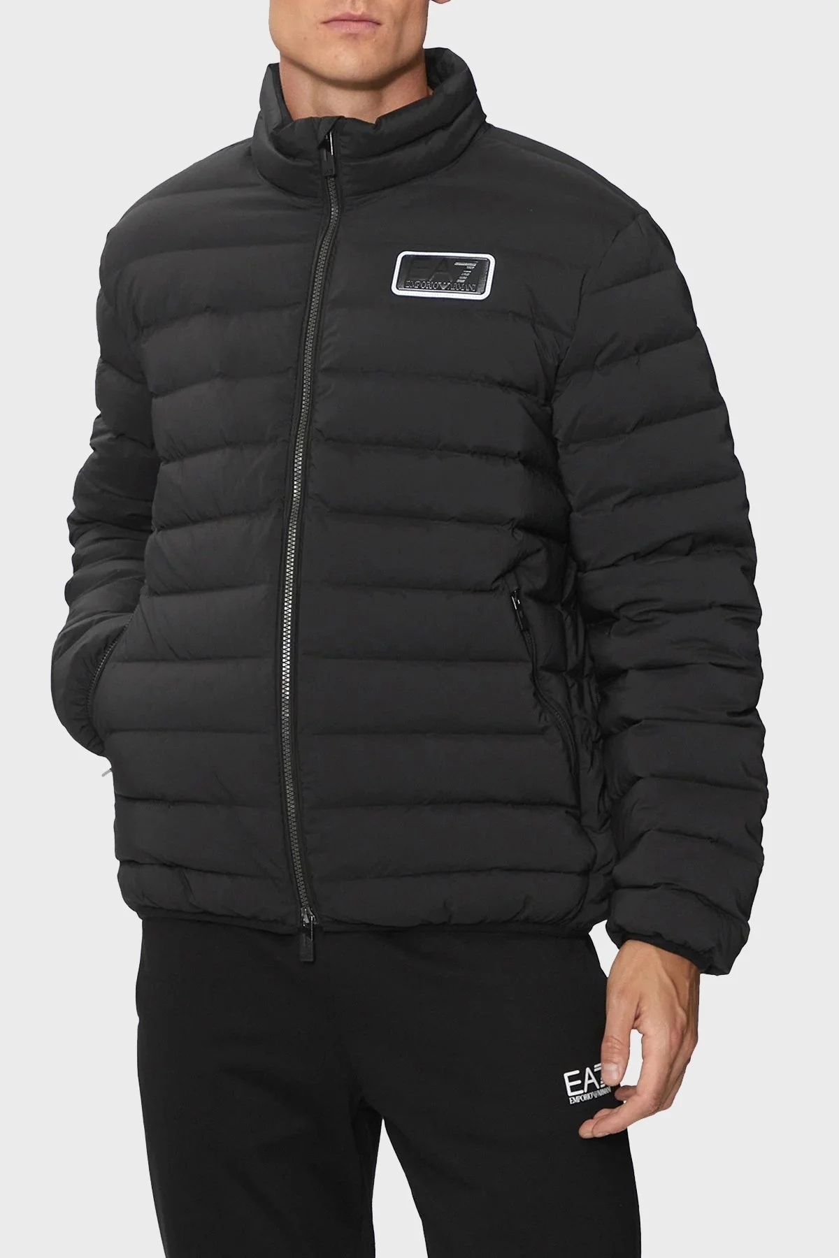 EA7 % 100 Kuş Tüyü Dolgulu Şişme Erkek Mont 6DPB14 PNHAZ 1200 SİYAH - 1