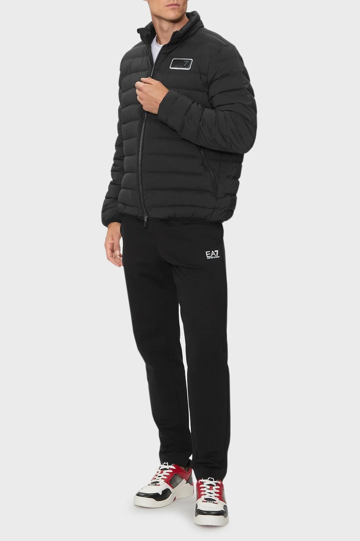 EA7 % 100 Kuş Tüyü Dolgulu Şişme Erkek Mont 6DPB14 PNHAZ 1200 SİYAH - 3