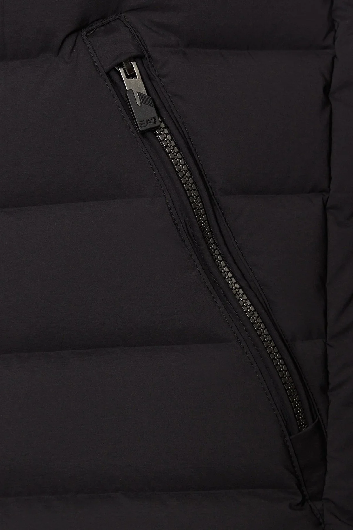 EA7 %100 Kuş Tüyü Dolgulu Şişme Erkek Yelek 6DPQ02 PNHAZ 1200 SİYAH - 6