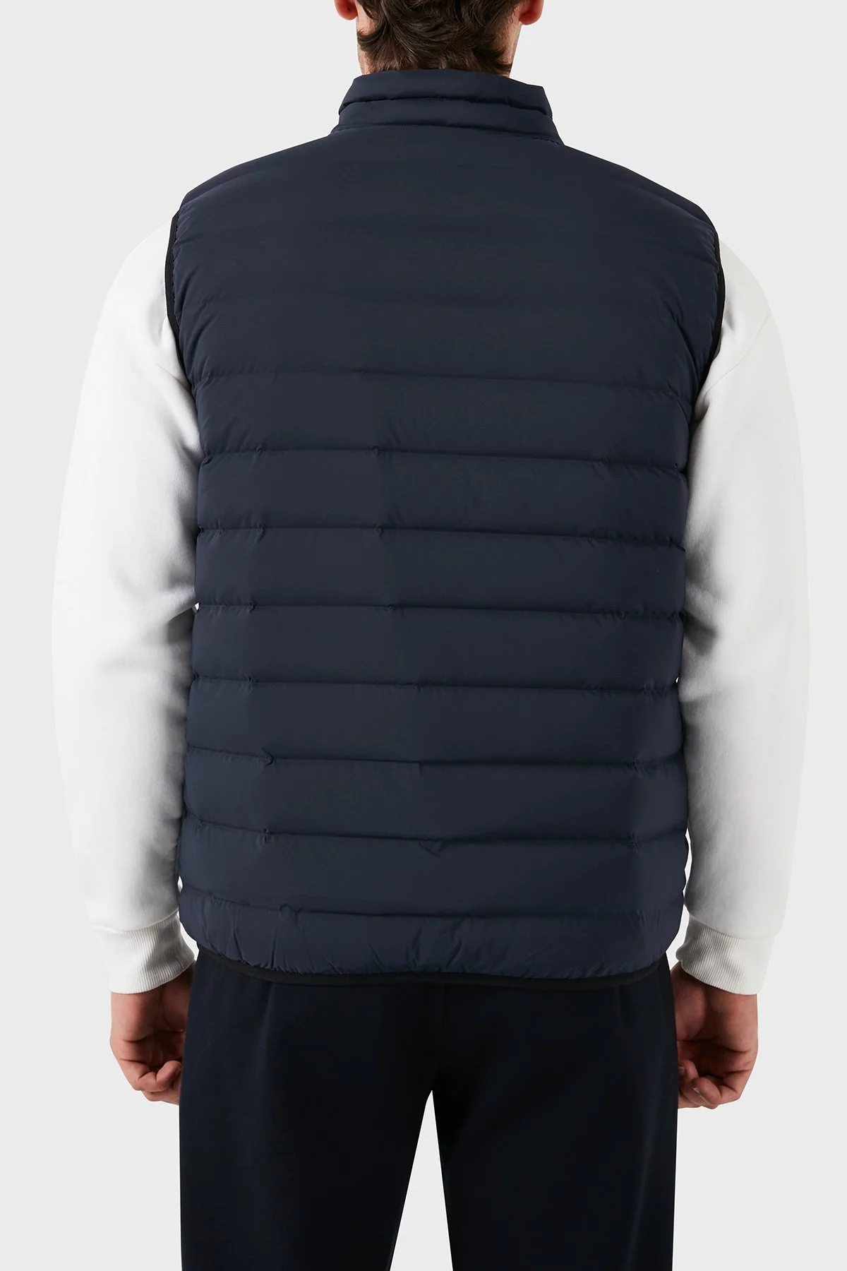 EA7 % 100 Kuş Tüyü Dolgulu Şişme Erkek Yelek 6DPQ02 PNHAZ 1562 LACİVERT - 3