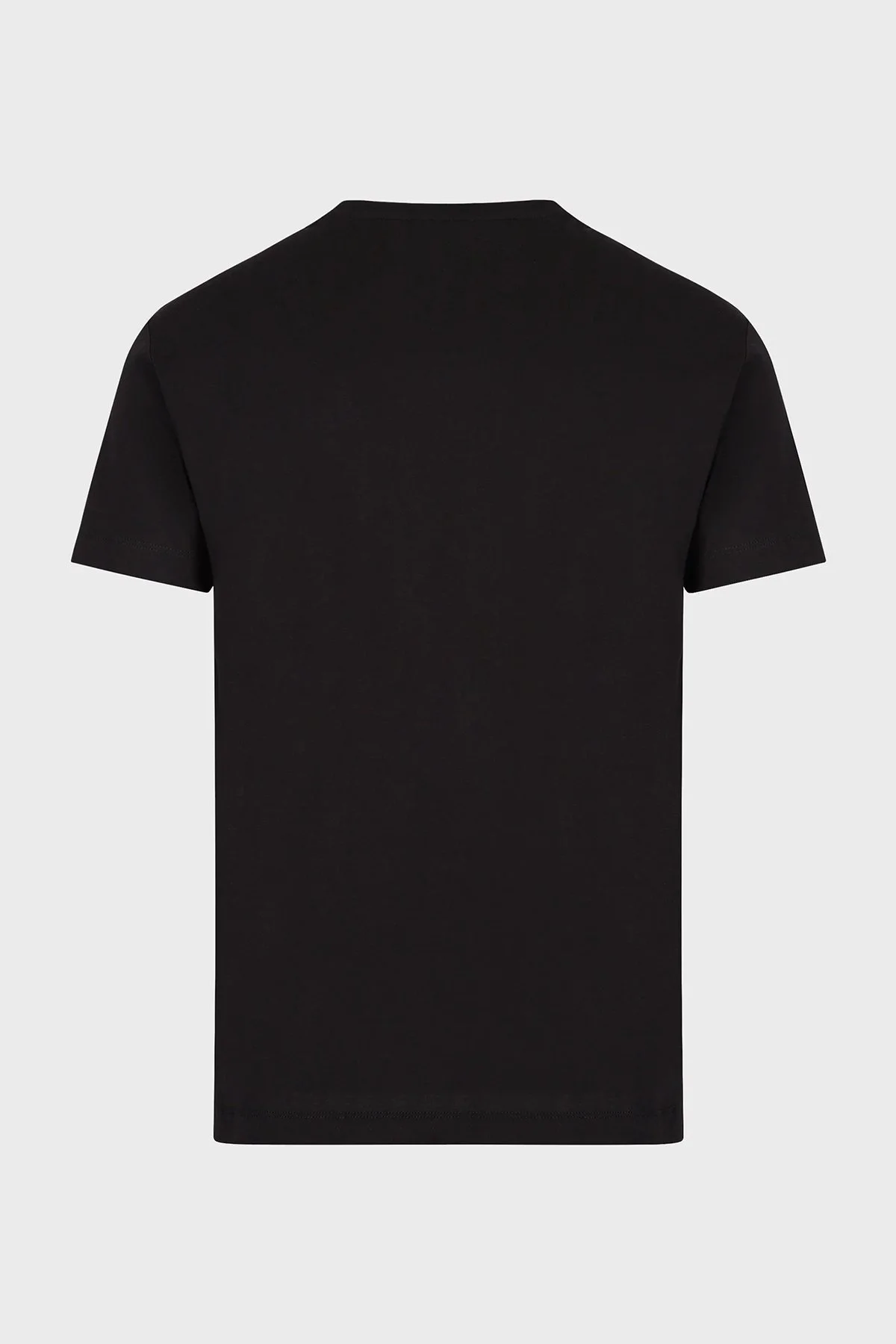 EA7 % 100 Pamuk Regular Fit Bisiklet Yaka Erkek T Shirt 6LPT12 PJM9Z 1200 SİYAH - 4