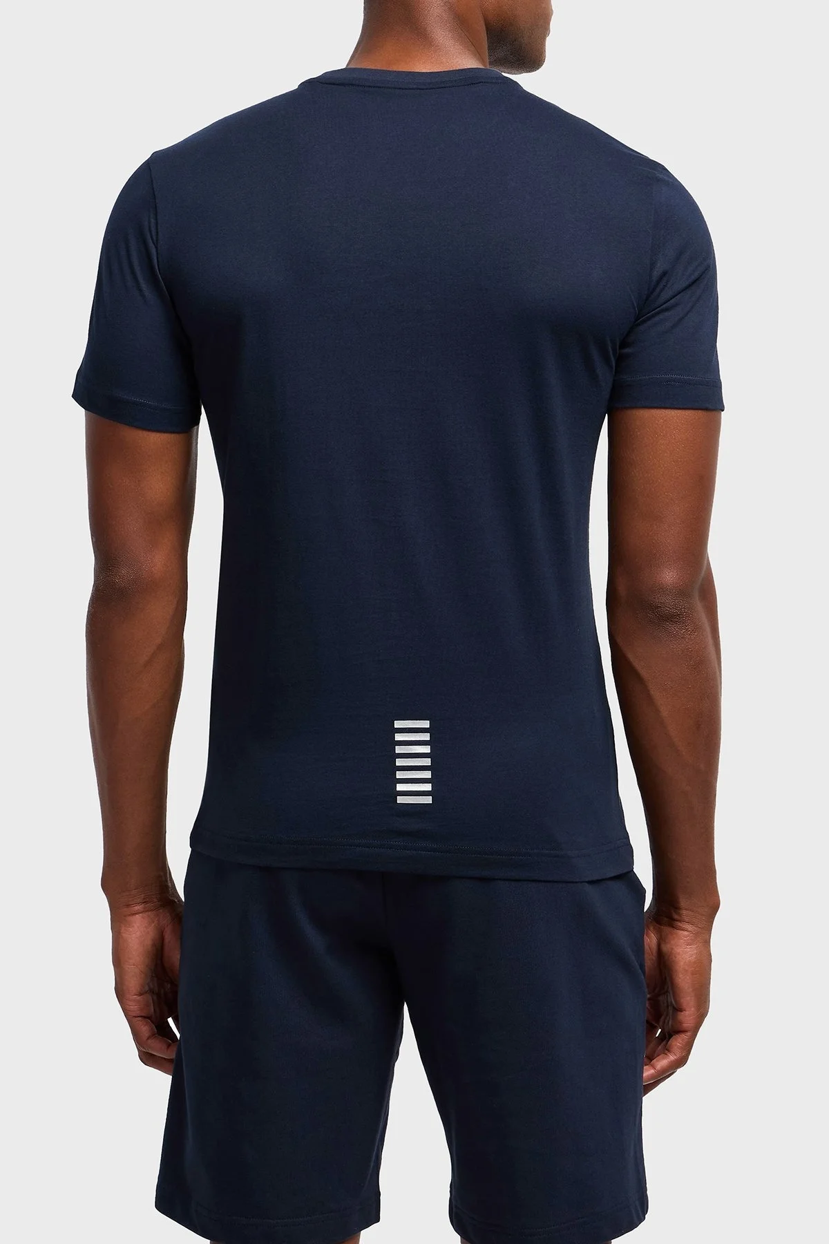 EA7 % 100 Pamuk Regular Fit Bisiklet Yaka Erkek T Shirt 8NPT25 PJVPZ 0562 LACİVERT - 8