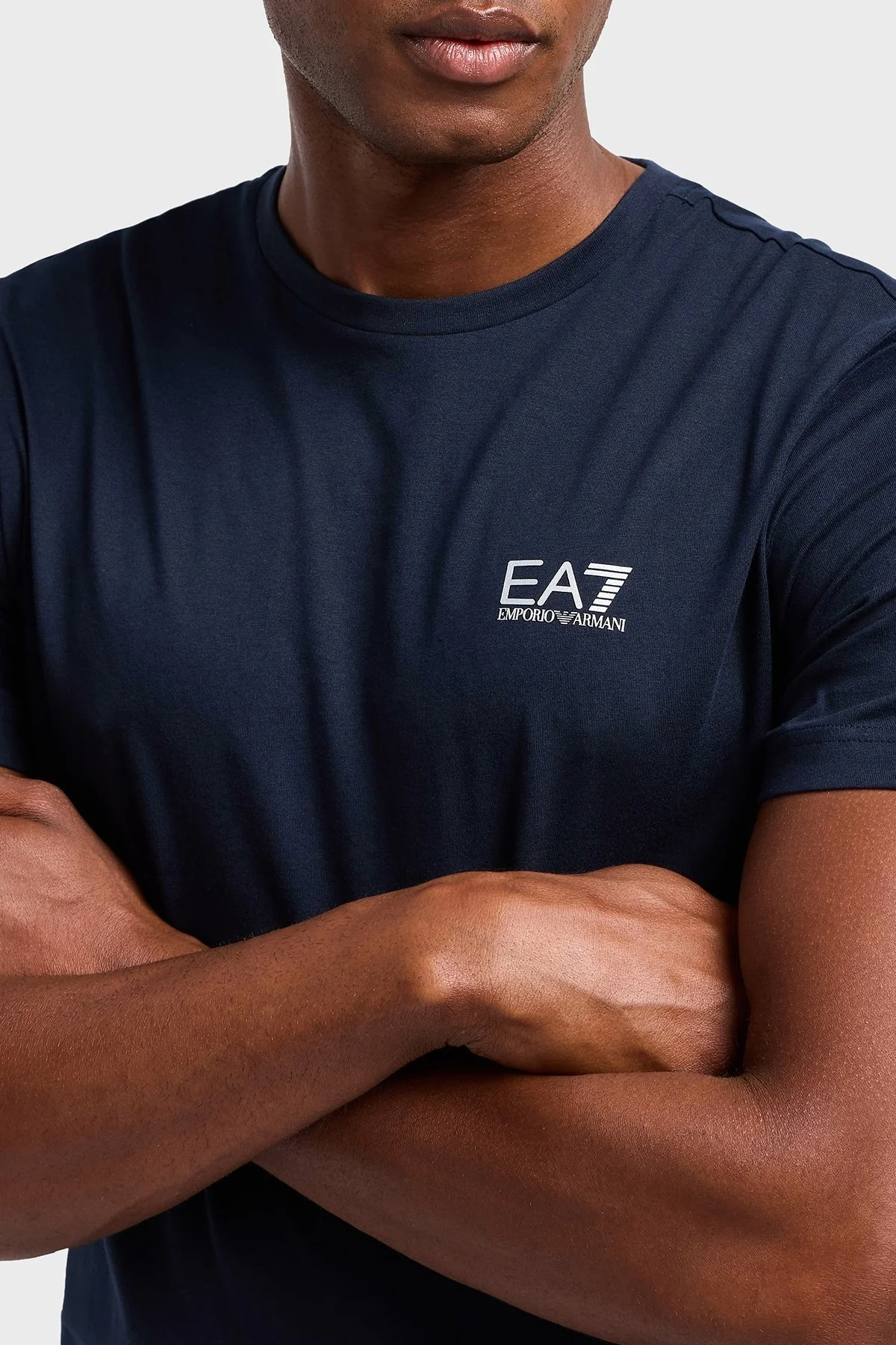 EA7 % 100 Pamuk Regular Fit Bisiklet Yaka Erkek T Shirt 8NPT25 PJVPZ 0562 LACİVERT - 9