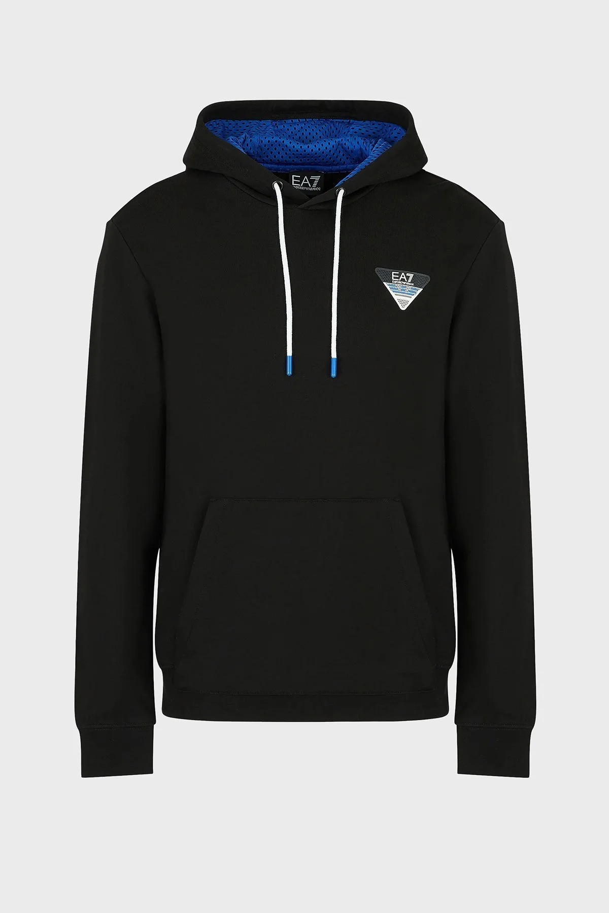 EA7 % 100 Pamuk Regular Fit Cepli Kapüşonlu Erkek Sweat 6LPM72 PJEQZ 1200 SİYAH - 3