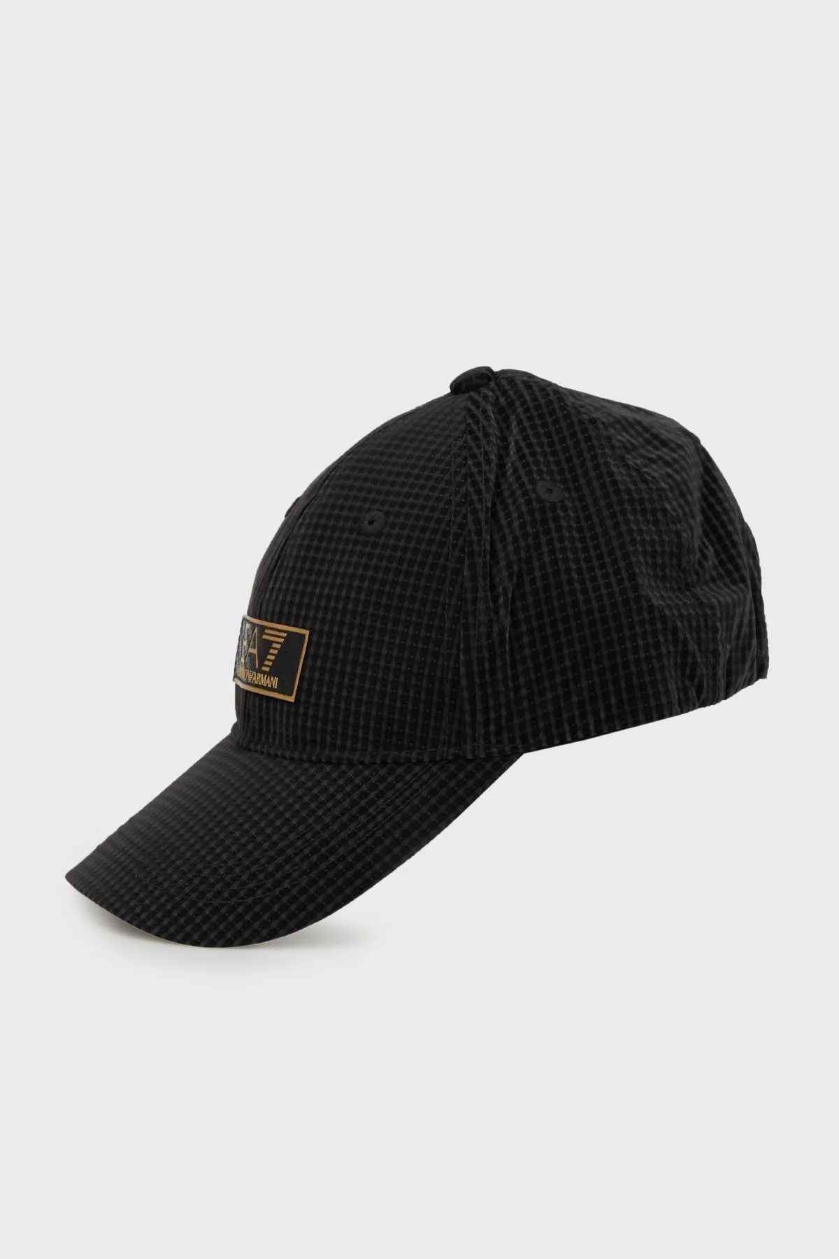 EA7 % 100 Pamuklu Logo Baskılı Unisex Şapka 7X000009 AF10507 UC001 SİYAH - 2