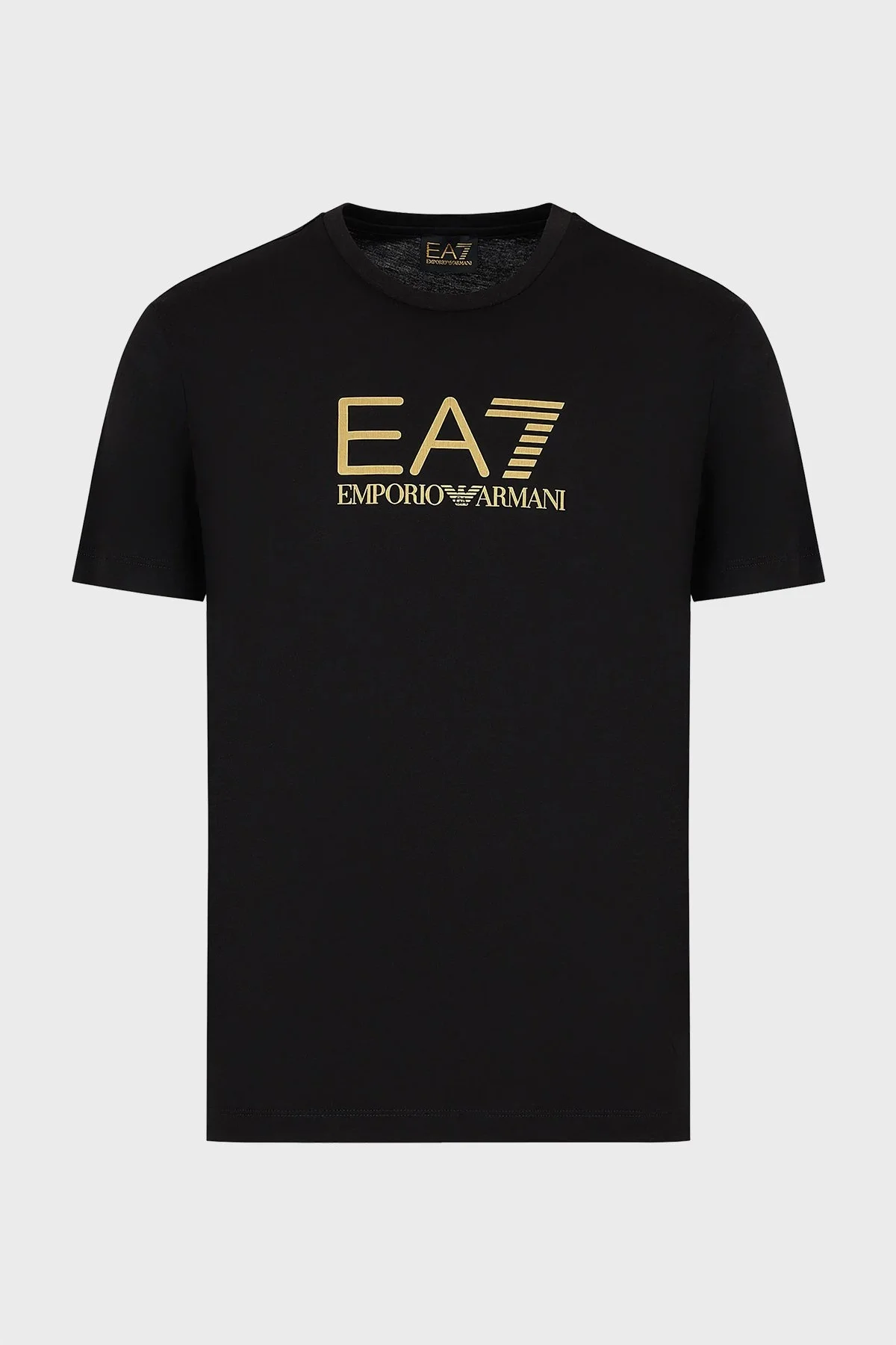 EA7 % 100 Pamuklu Regular Fit Erkek T Shirt 3DPT08 PJM9Z 1200 SİYAH - 4