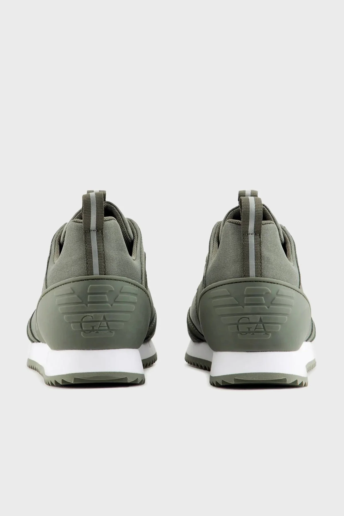 EA7 Bağcıklı Logolu Sneaker Unisex Ayakkabı X8X027 XK219 T528 HAKİ - 4