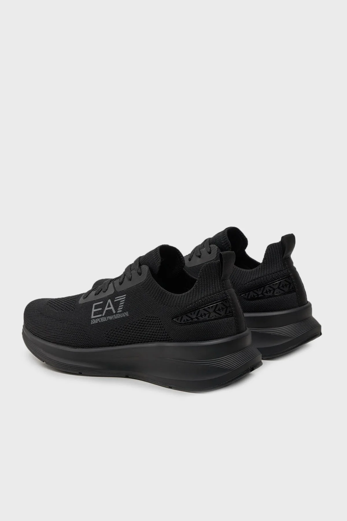 EA7 Bağcıklı Logolu Sneaker Unisex Ayakkabı X8X149 XK349 T776 SİYAH - 3
