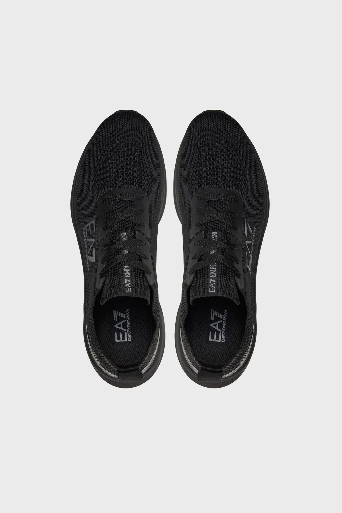 EA7 Bağcıklı Logolu Sneaker Unisex Ayakkabı X8X149 XK349 T776 SİYAH - 4