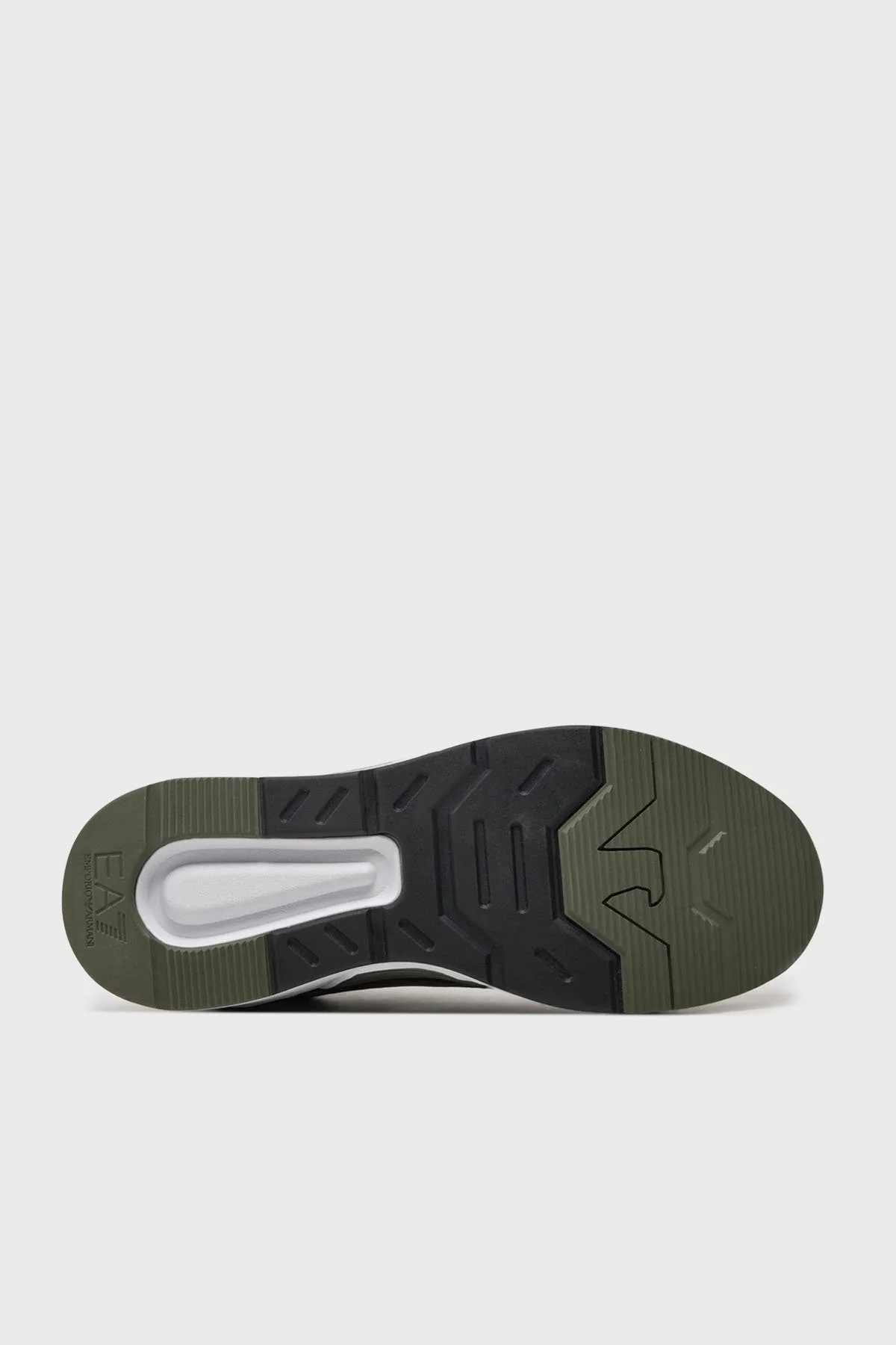 EA7 Bağcıklı Logolu Sneaker Unisex Ayakkabı X8X159 XK379 T665 HAKİ-SİYAH - 6