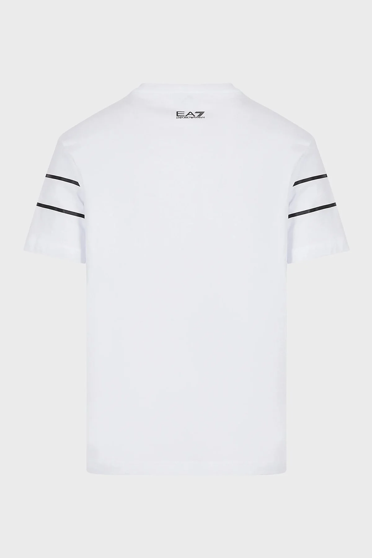 EA7 Baskılı % 100 Pamuk Regular Fit Bisiklet Yaka Erkek T Shirt 3RPT46 PJ02Z 1100 BEYAZ - 5