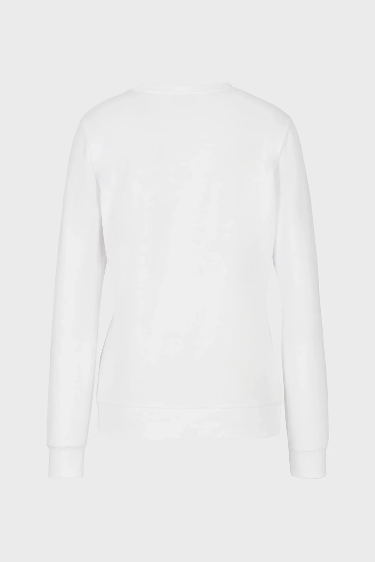 EA7 Baskılı Regular Fit Bisiklet Yaka Bayan Sweat 8NTM45 TJ9RZ 1100 BEYAZ - 4