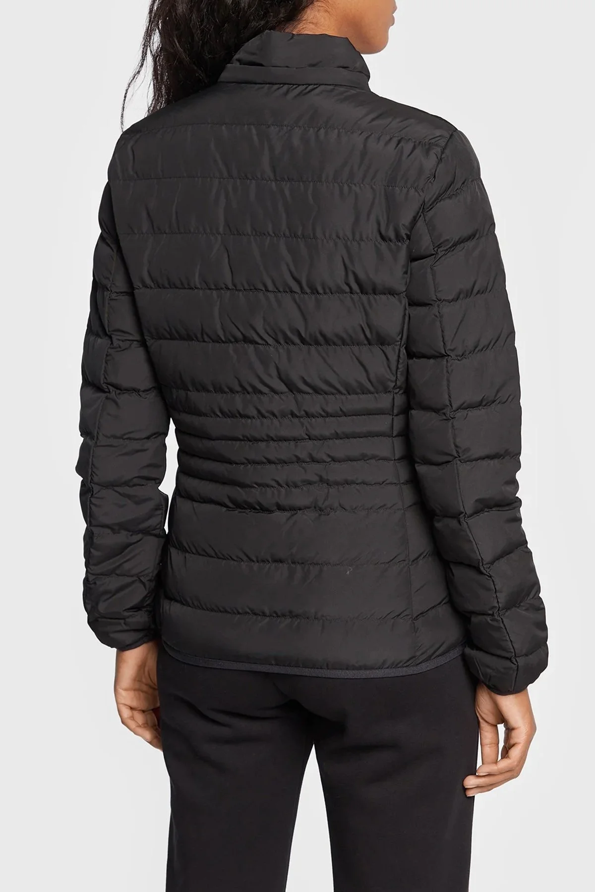 EA7 Cepli Fermuarlı Kapüşonlu Bayan Mont 8NTB23 TNF8Z 0200 SİYAH - 3