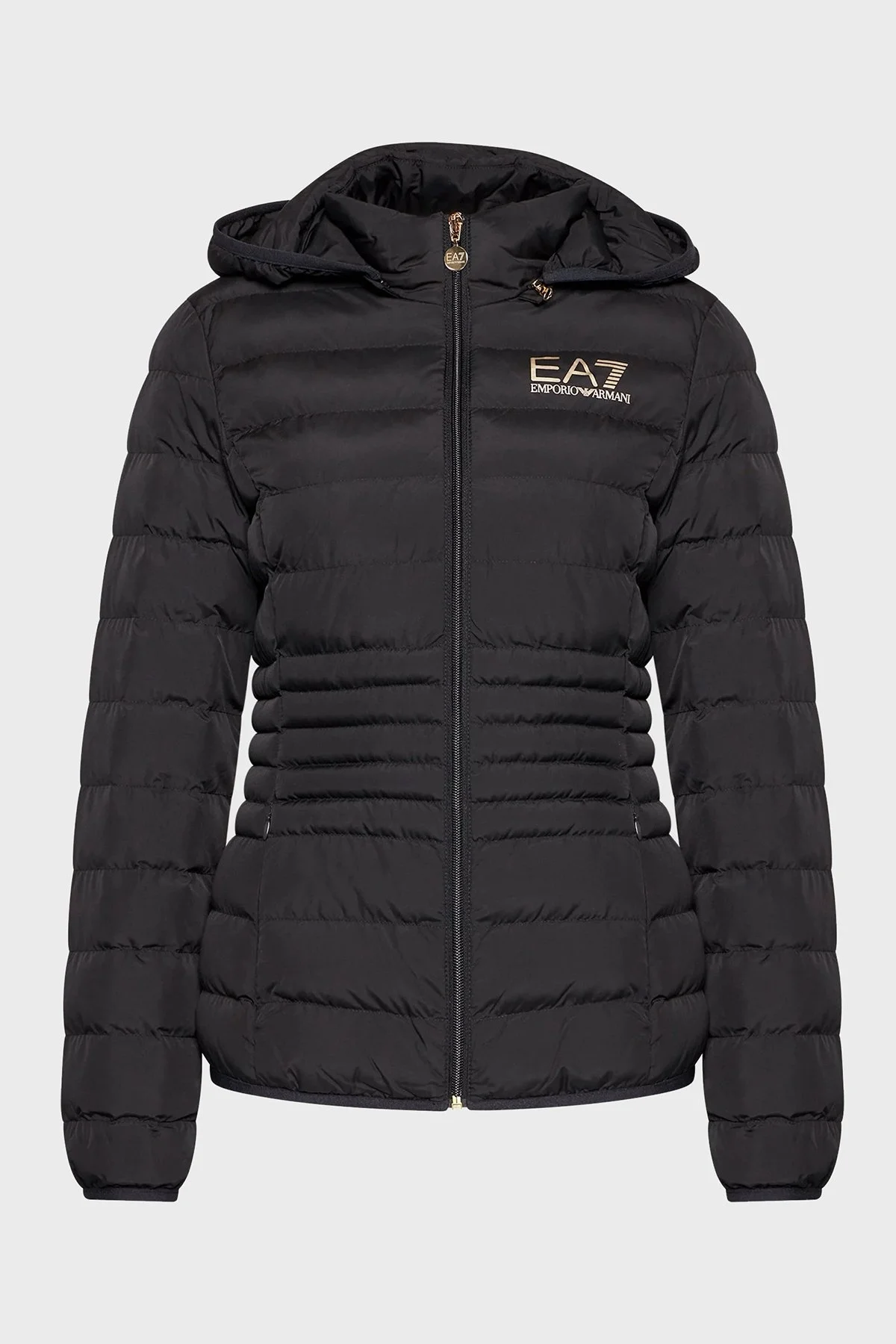EA7 Cepli Fermuarlı Kapüşonlu Bayan Mont 8NTB23 TNF8Z 0200 SİYAH - 6