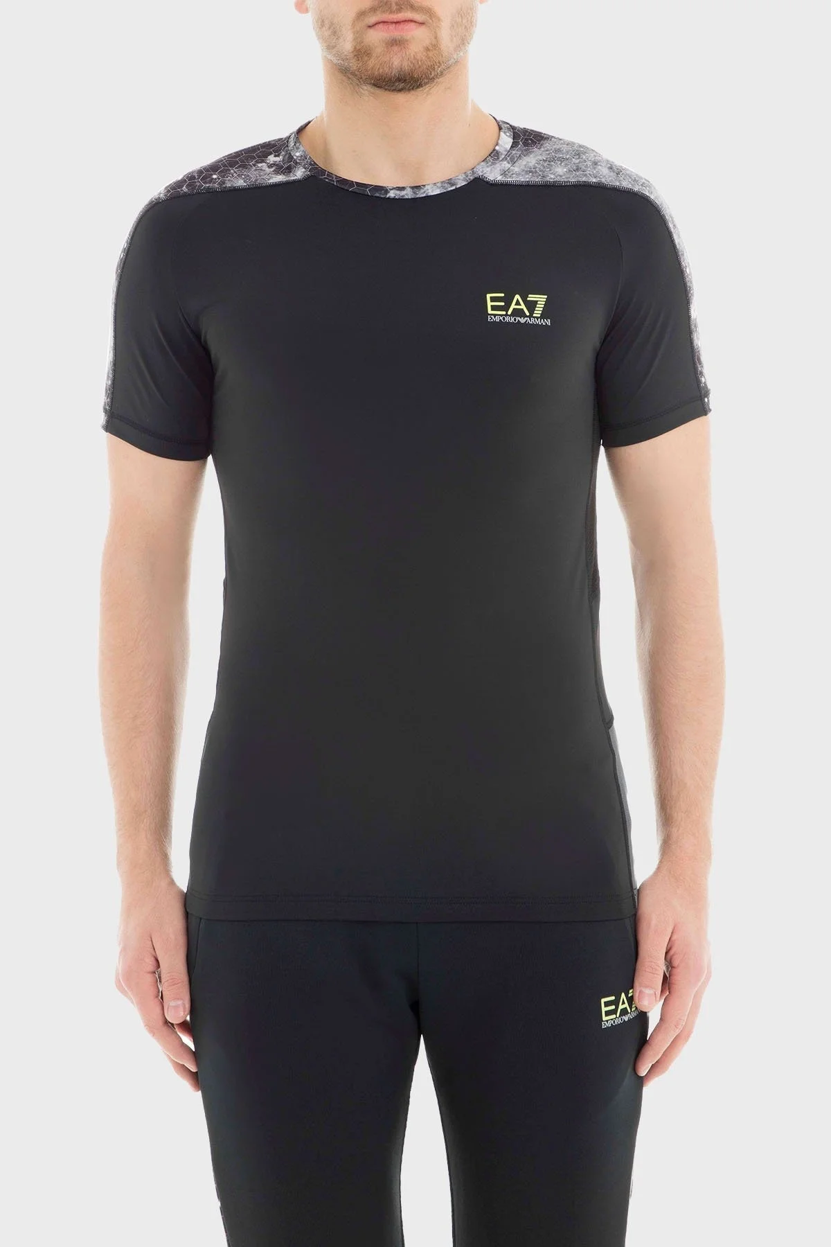 EA7 Erkek T Shirt 3GPT41 PJ17Z 1200 SİYAH - 1