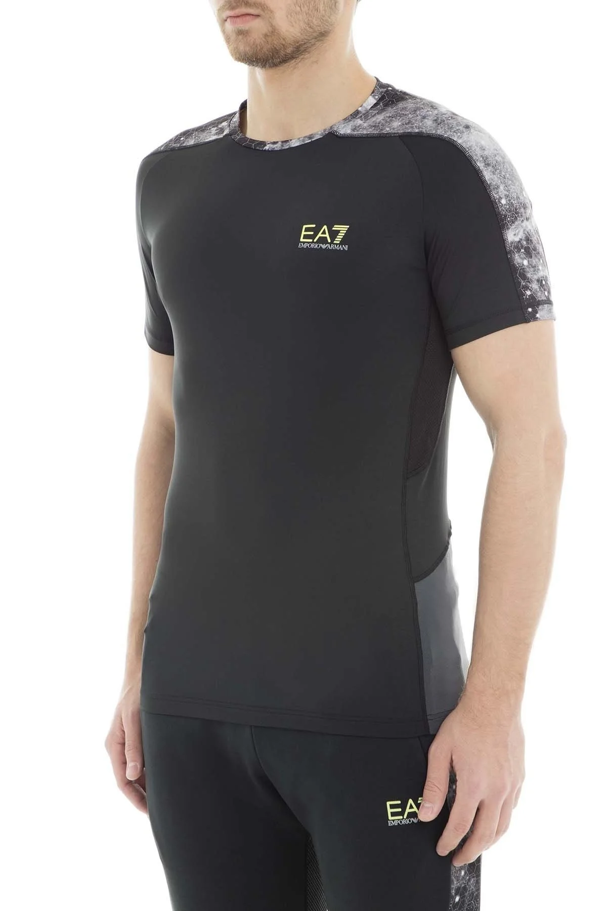 EA7 Erkek T Shirt 3GPT41 PJ17Z 1200 SİYAH - 3