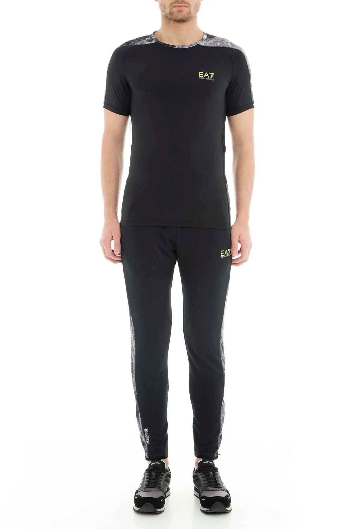 EA7 Erkek T Shirt 3GPT41 PJ17Z 1200 SİYAH - 4