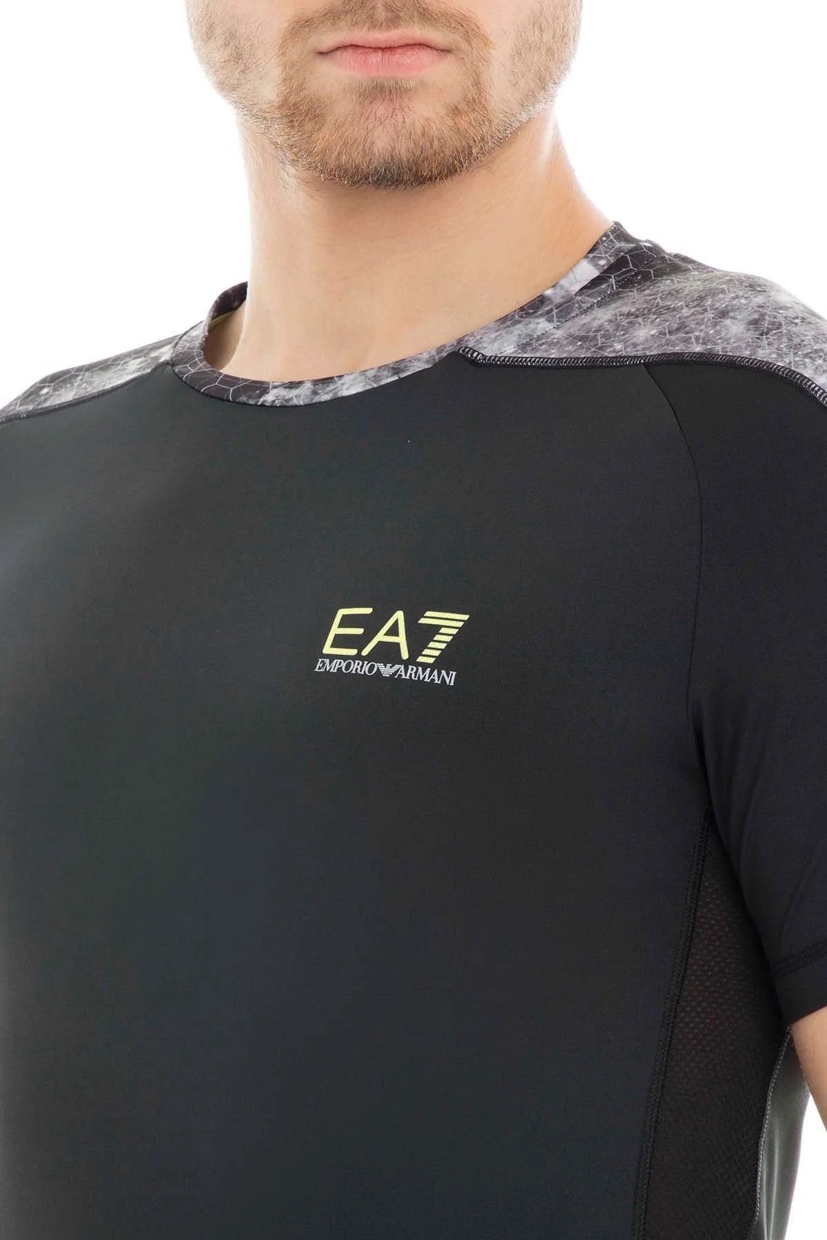 EA7 Erkek T Shirt 3GPT41 PJ17Z 1200 SİYAH - 5