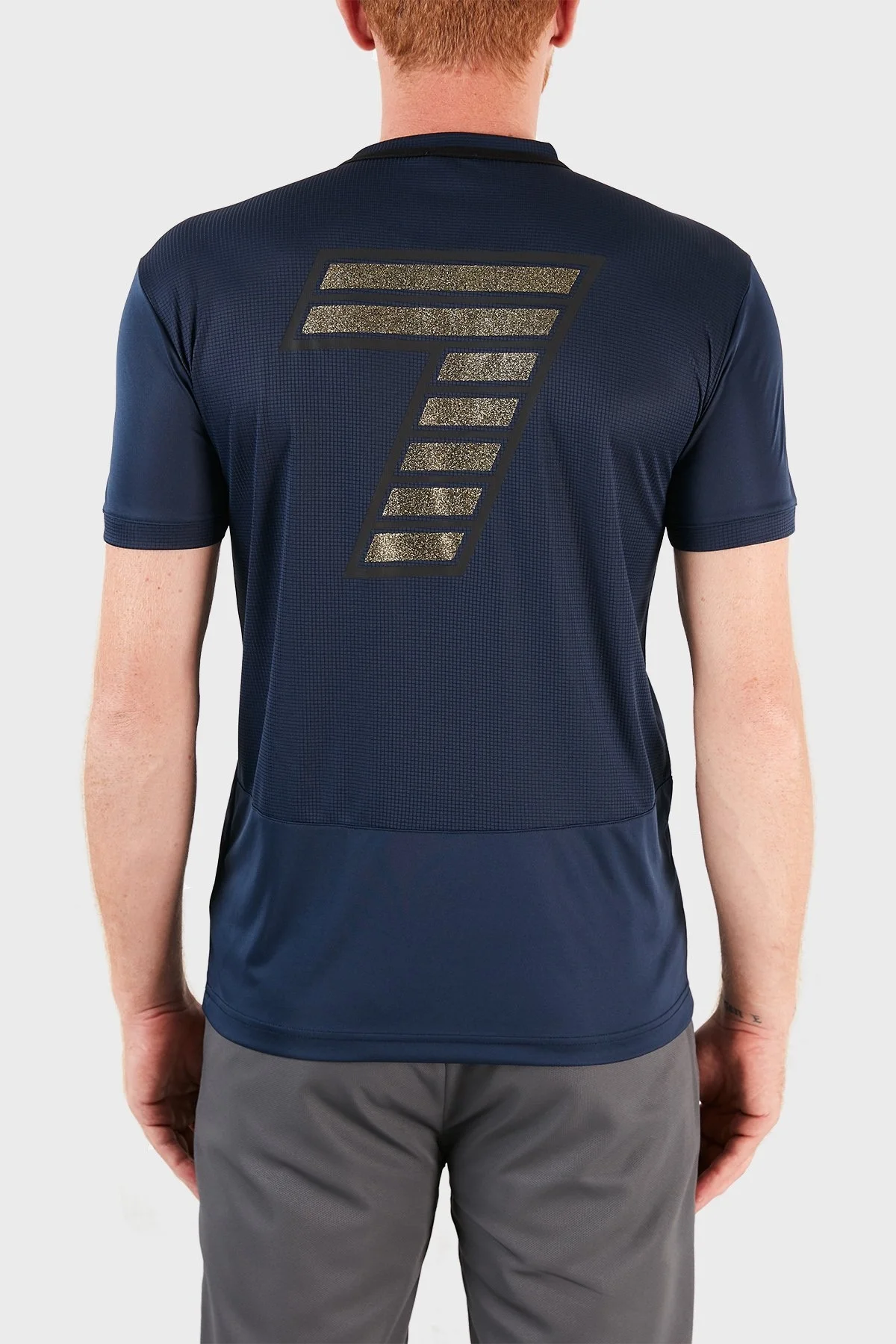 EA7 Logolu Bisiklet Yaka Erkek T Shirt S 3KPT40 PJ8TZ 1554 LACİVERT - 2