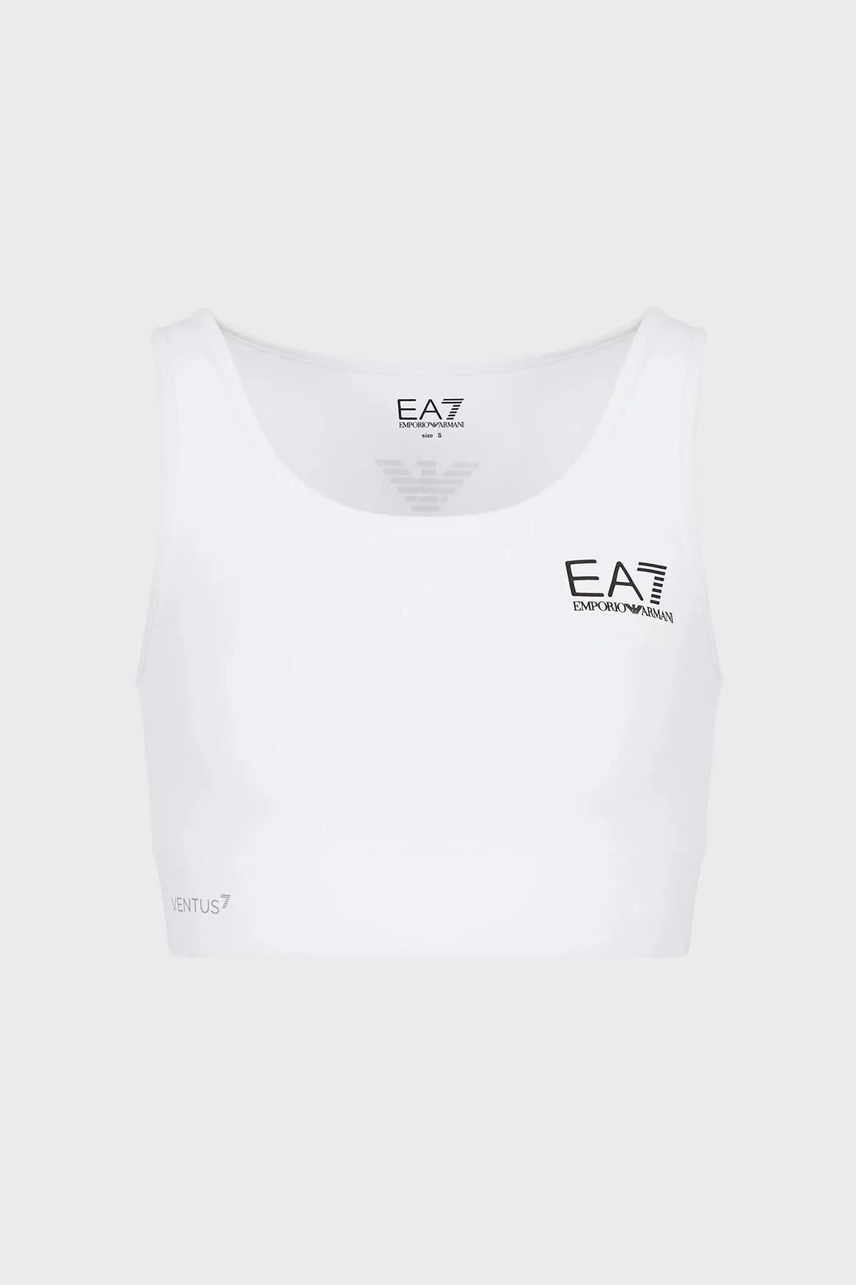 EA7 Esnek Nefes Alabilir Top Sporcu Bayan Sütyen 8NTH55 TJGBZ 1100 BEYAZ - 4