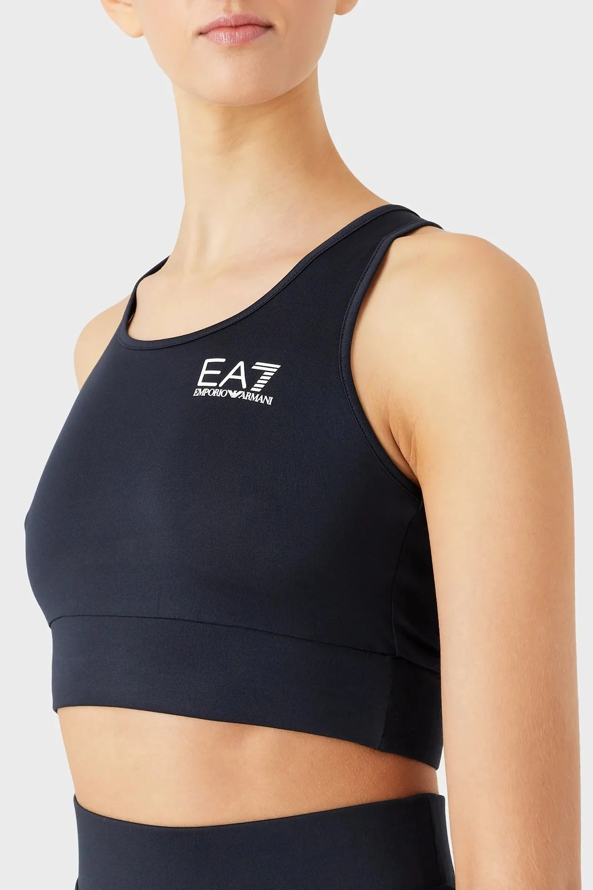EA7 Esnek Nefes Alabilir Top Sporcu Bayan Sütyen 8NTH55 TJGBZ 1554 LACİVERT - 2