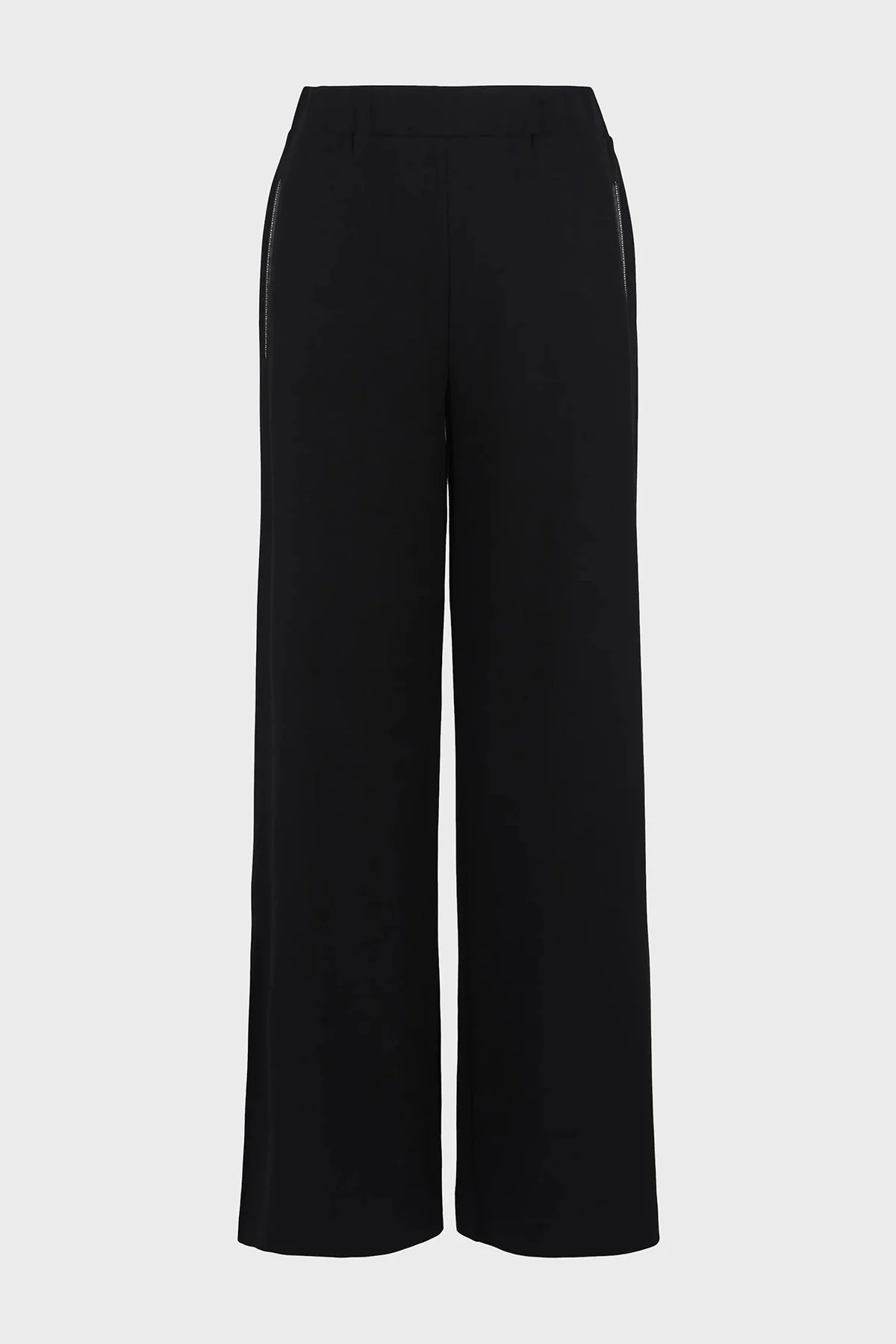 EA7 İnterlok Relaxed Fit Yırtmaçlı Spor Bayan Pantolon 3DTP76 TJUDZ 1200 SİYAH - 5