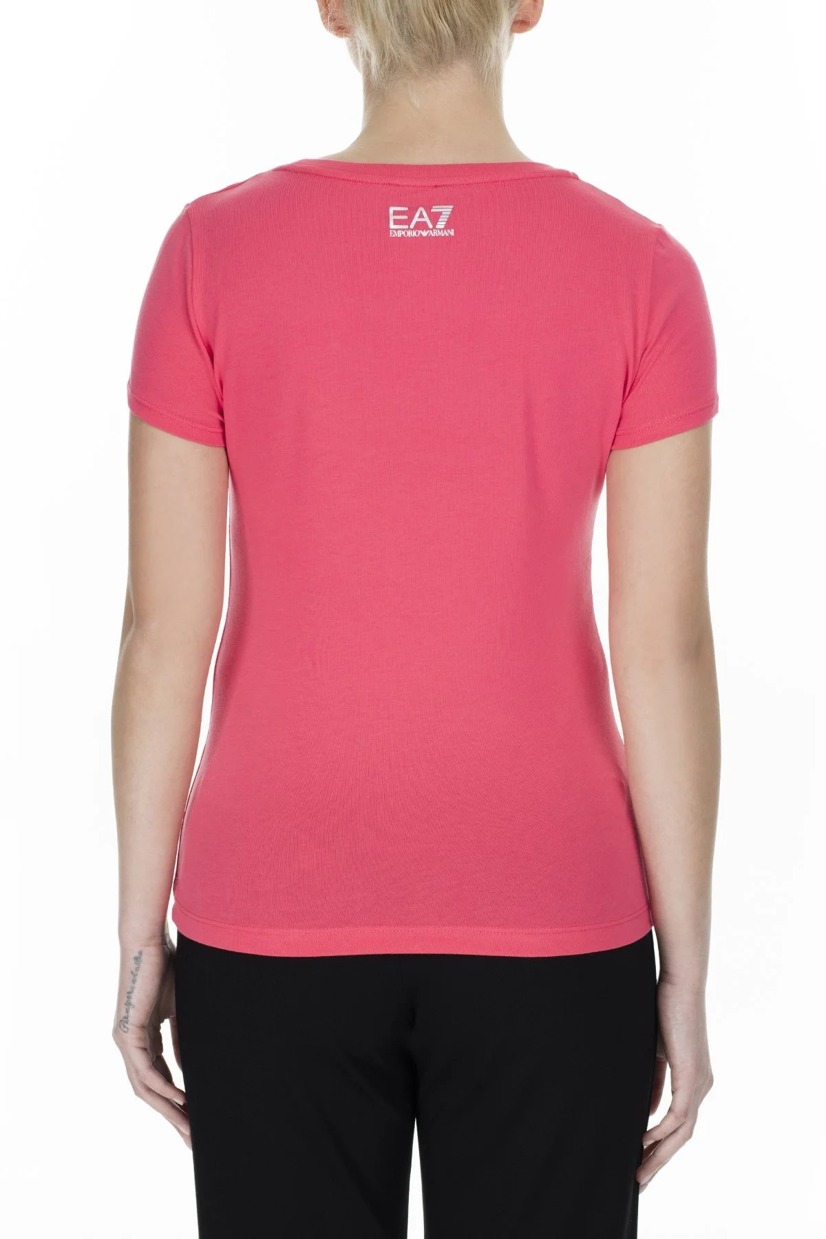 EA7 Bayan T Shirt S 3GTT18 TJ12Z 1456 MERCAN - 2