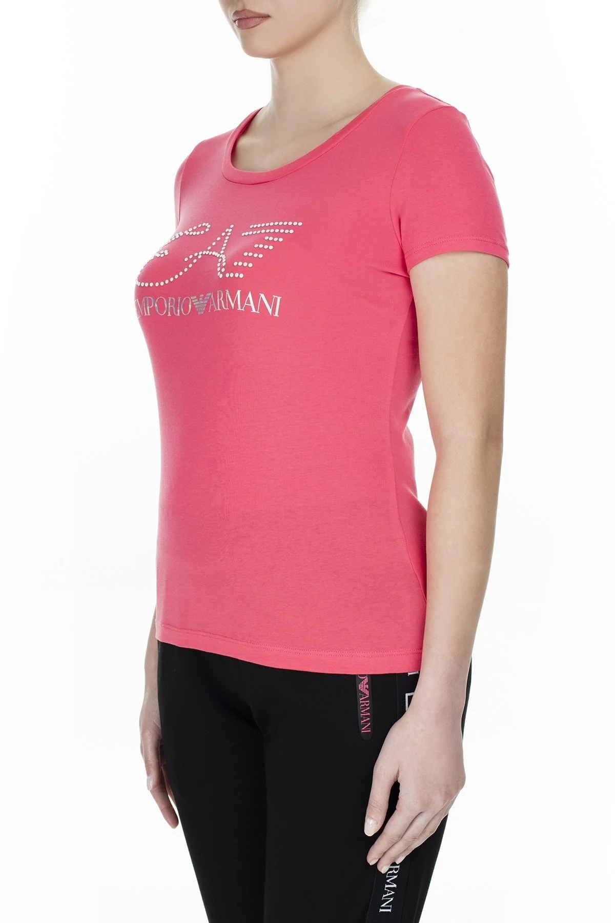 EA7 Bayan T Shirt S 3GTT18 TJ12Z 1456 MERCAN - 3