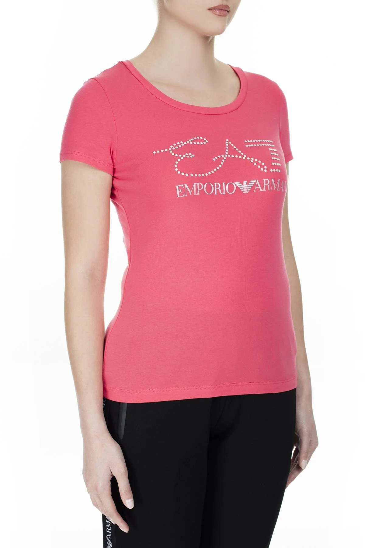 EA7 Bayan T Shirt S 3GTT18 TJ12Z 1456 MERCAN - 4