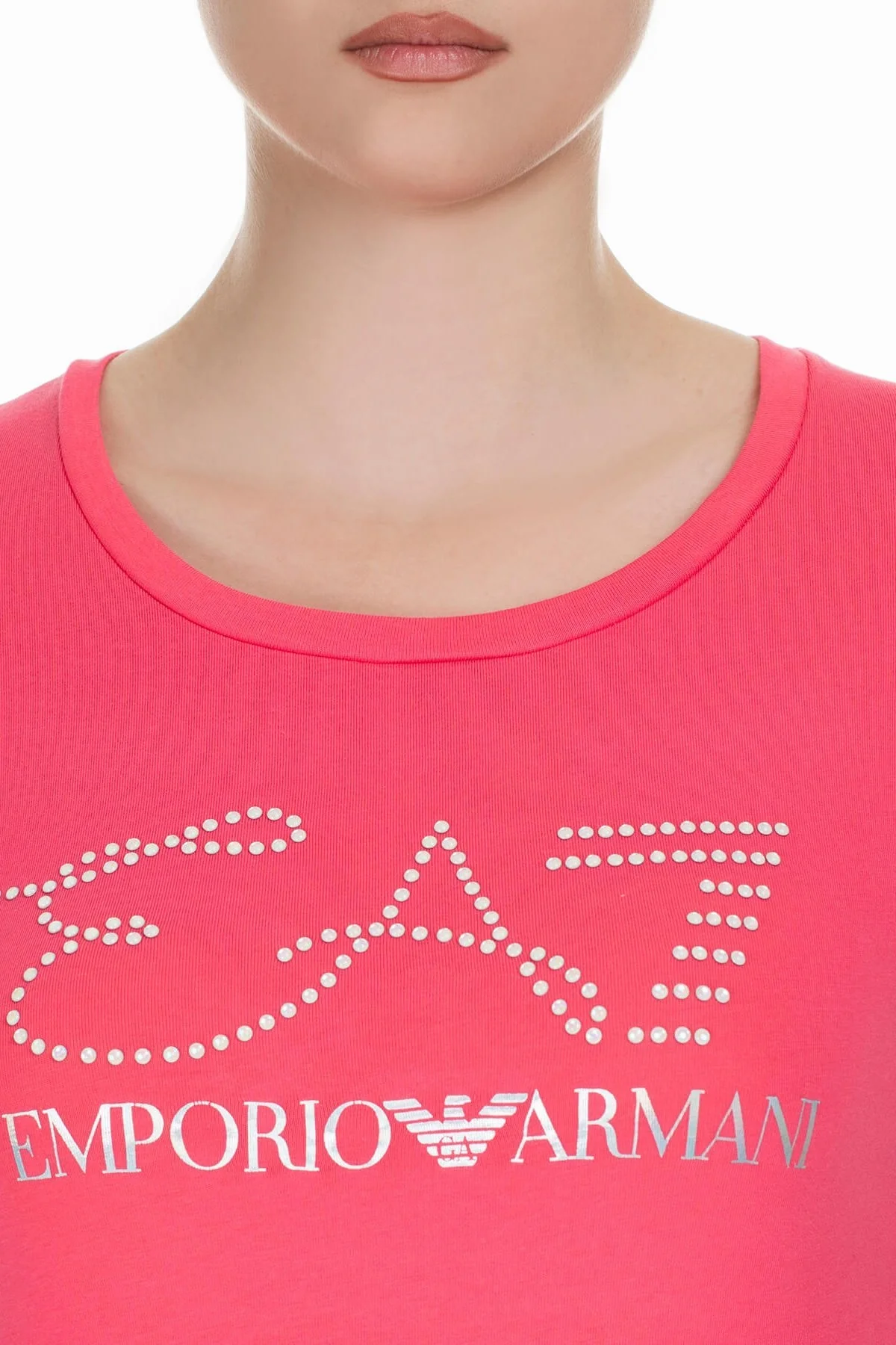 EA7 Bayan T Shirt S 3GTT18 TJ12Z 1456 MERCAN - 6