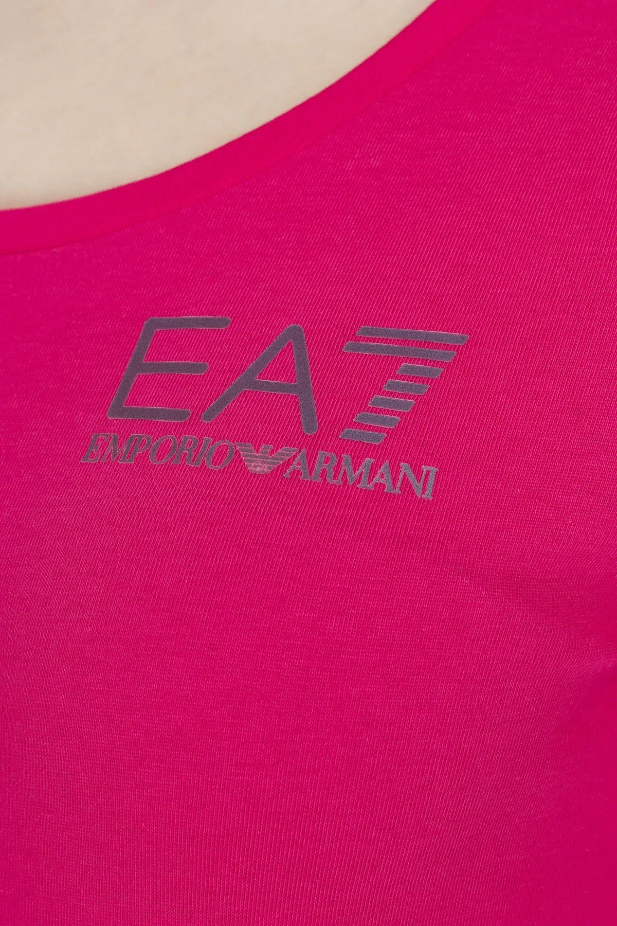 EA7 Bayan T Shirt S 6GTT21 TJJ6Z 1447 PEMBE - 7