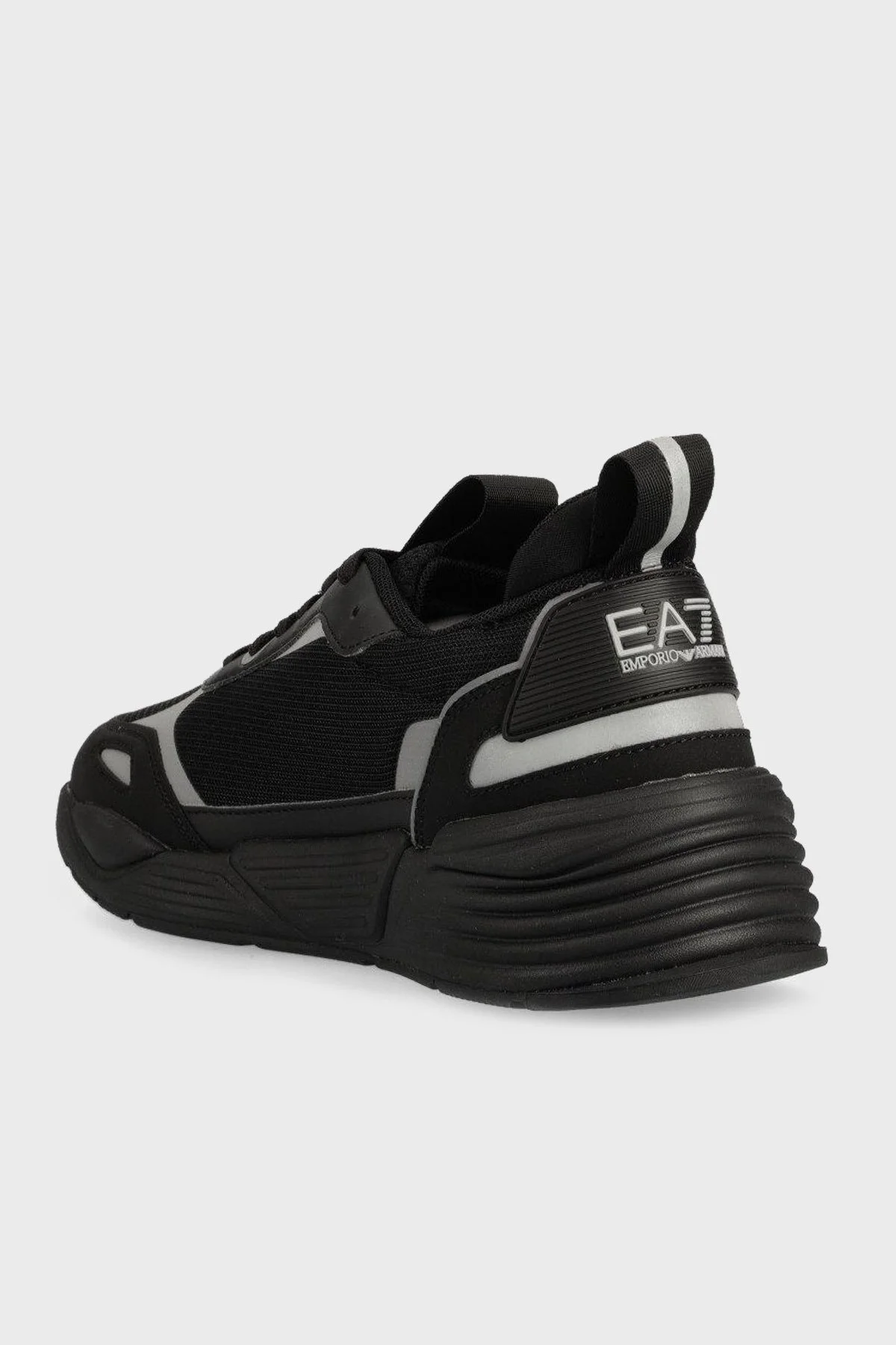 EA7 Kalın Tabanlı Sneaker Unisex Ayakkabı X8X070 XK165 M826 SİYAH - 3