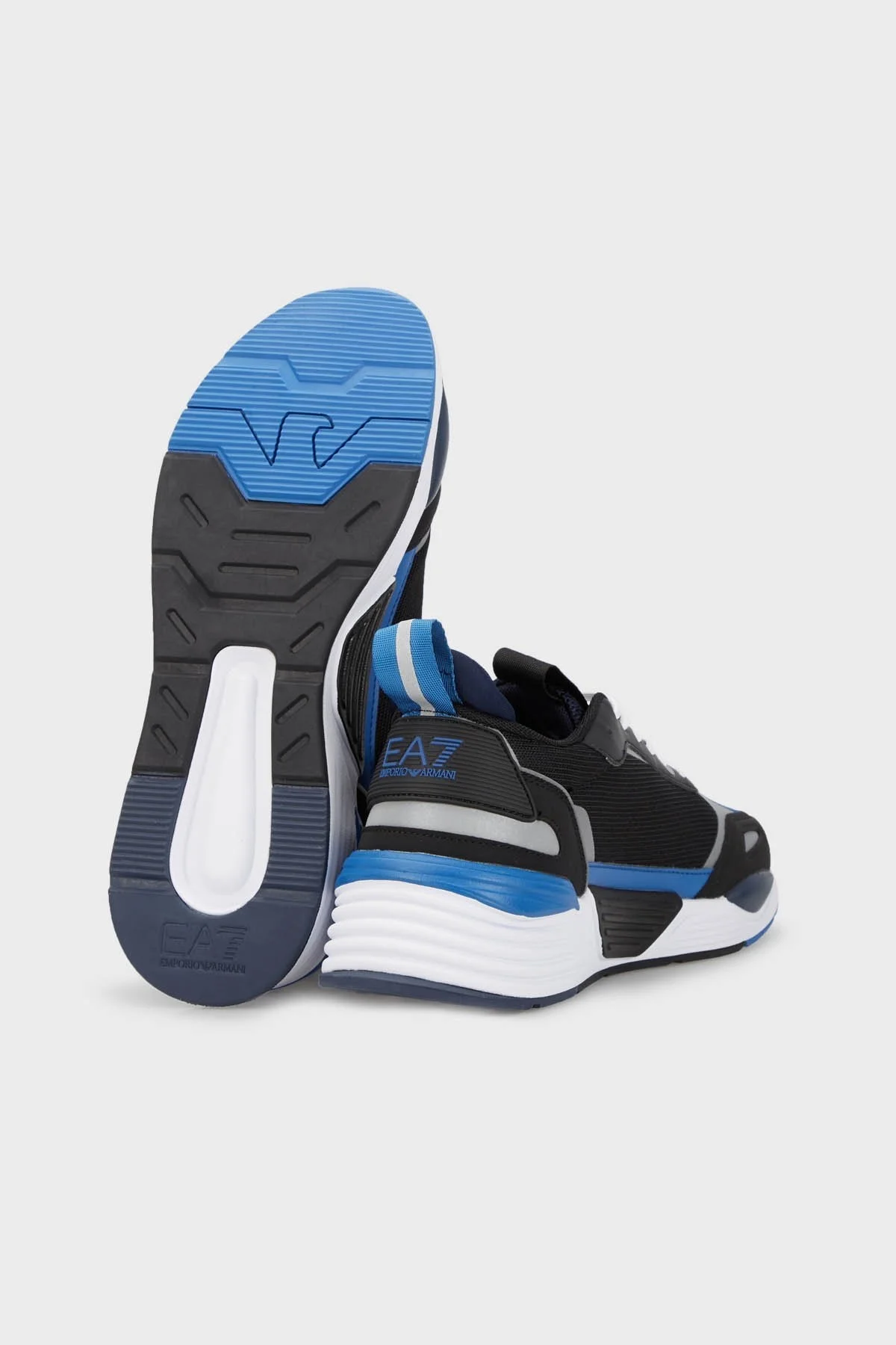 EA7 Kalın Tabanlı Sneaker Unisex Ayakkabı X8X070 XK165 S313 SİYAH - 4