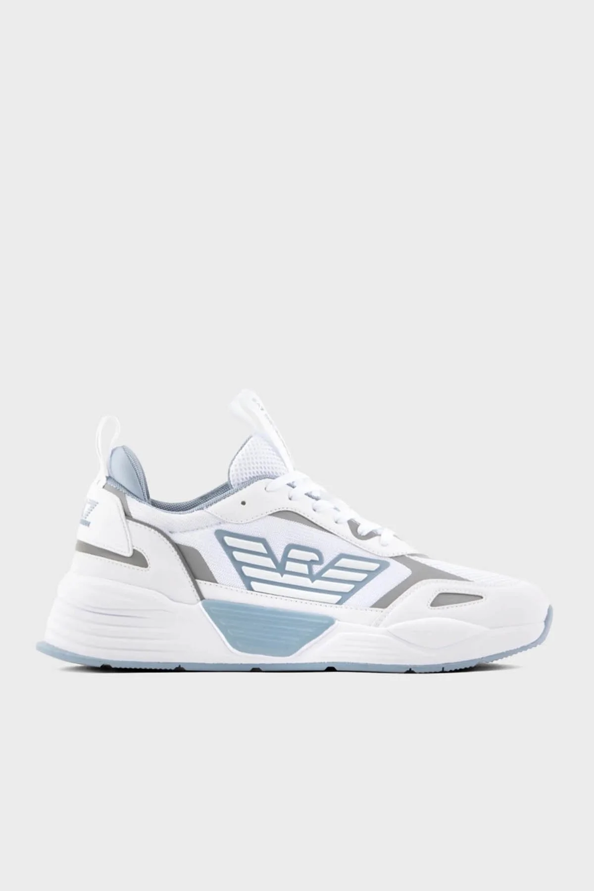 EA7 Kalın Tabanlı Sneaker Unisex Ayakkabı X8X070 XK165 S314 BEYAZ - 1