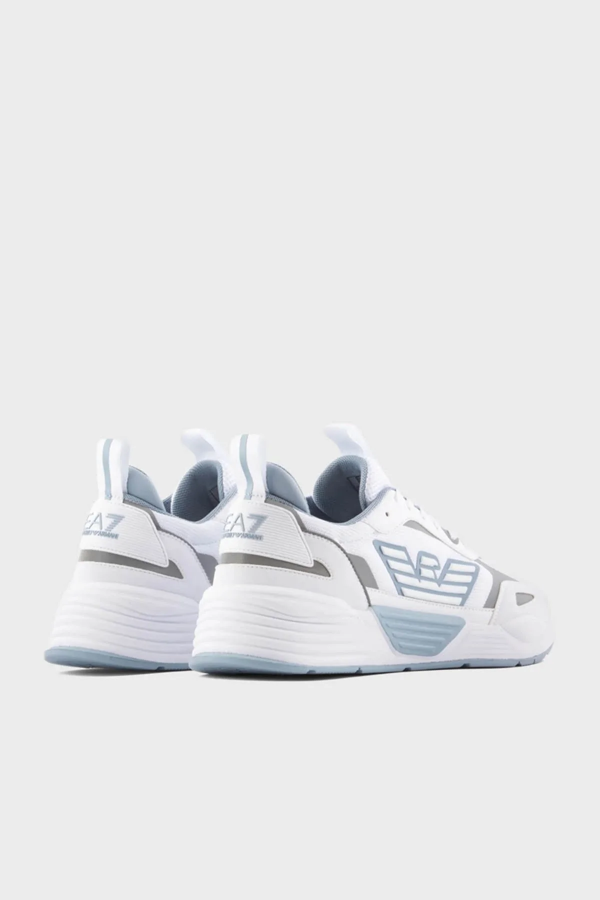 EA7 Kalın Tabanlı Sneaker Unisex Ayakkabı X8X070 XK165 S314 BEYAZ - 4