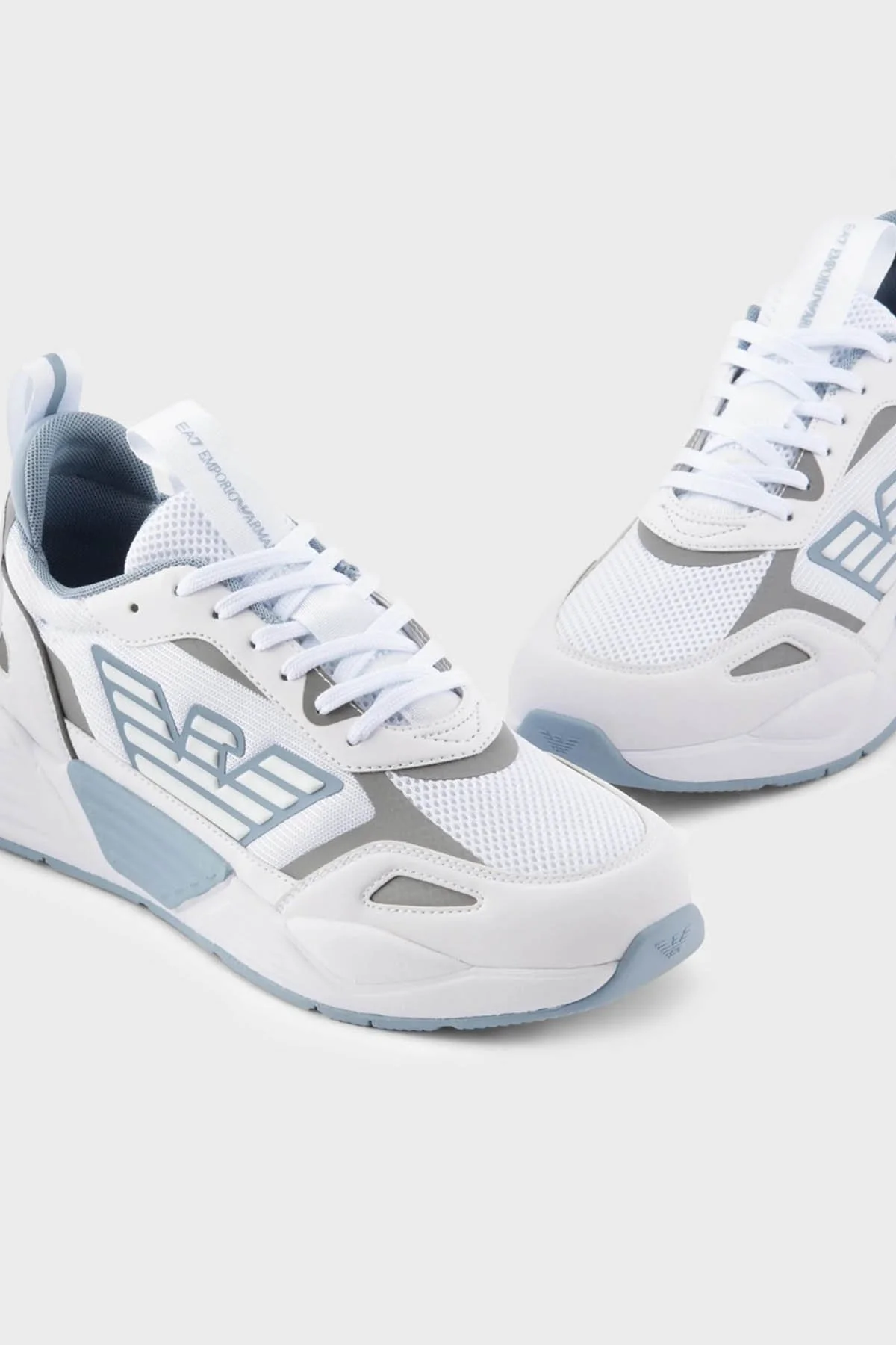EA7 Kalın Tabanlı Sneaker Unisex Ayakkabı X8X070 XK165 S314 BEYAZ - 5