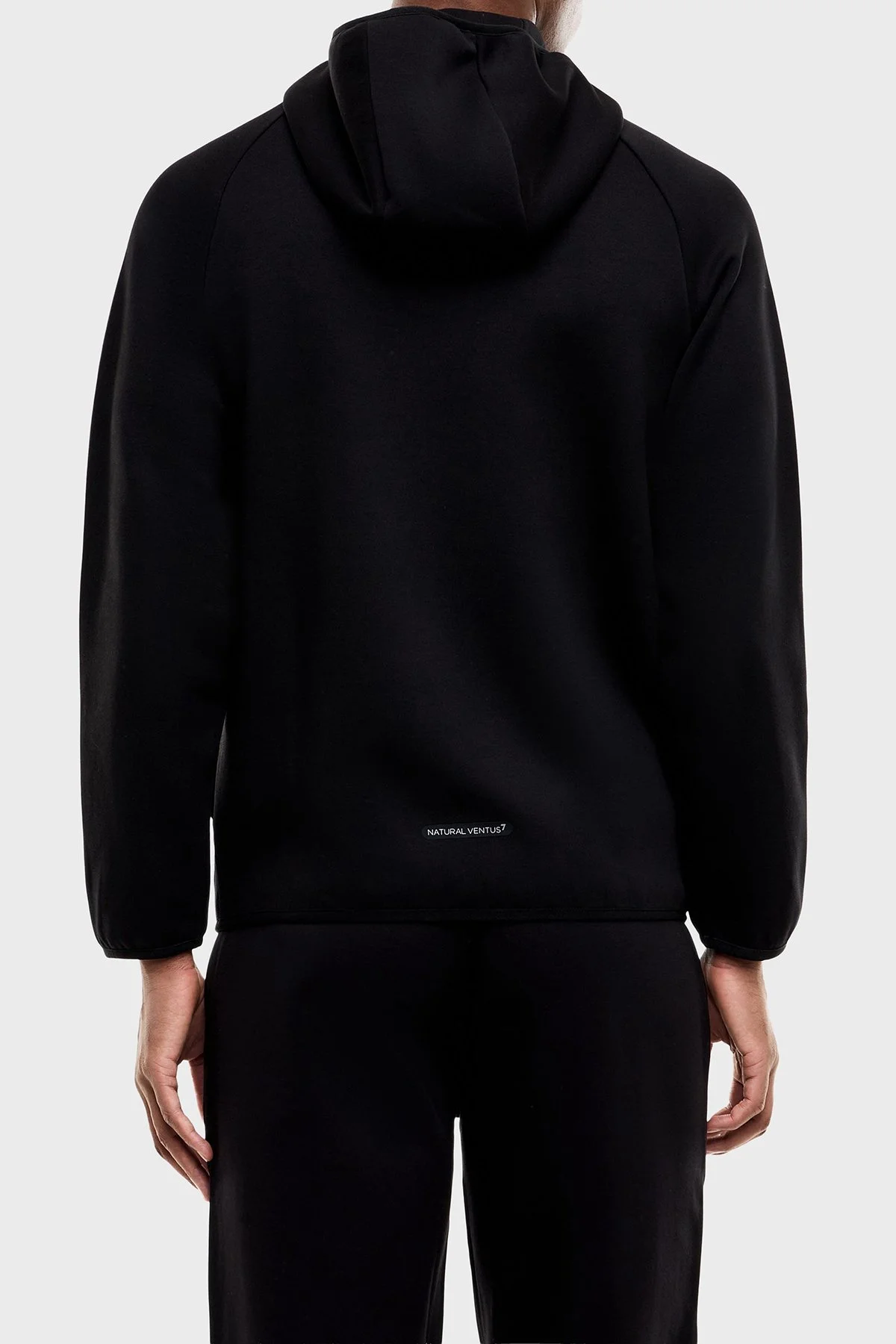 EA7 Kapüşonlu Regular Fit Dik Yaka Erkek Sweat 7M002517 AF20845 UC001 Siyah - 3