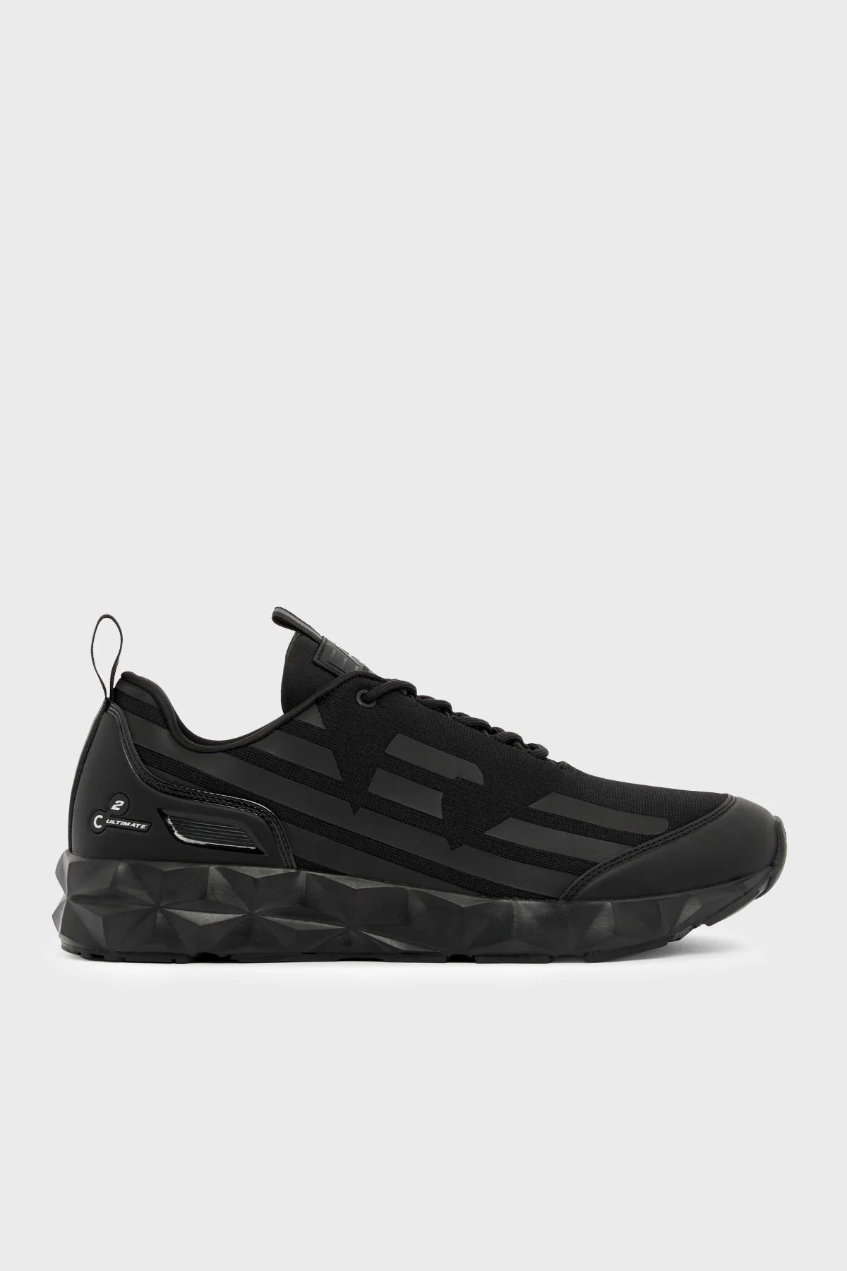 EA7 Kartal Logolu Sneaker Unisex Ayakkabı X8X217 XK433 MC061 Siyah - 1
