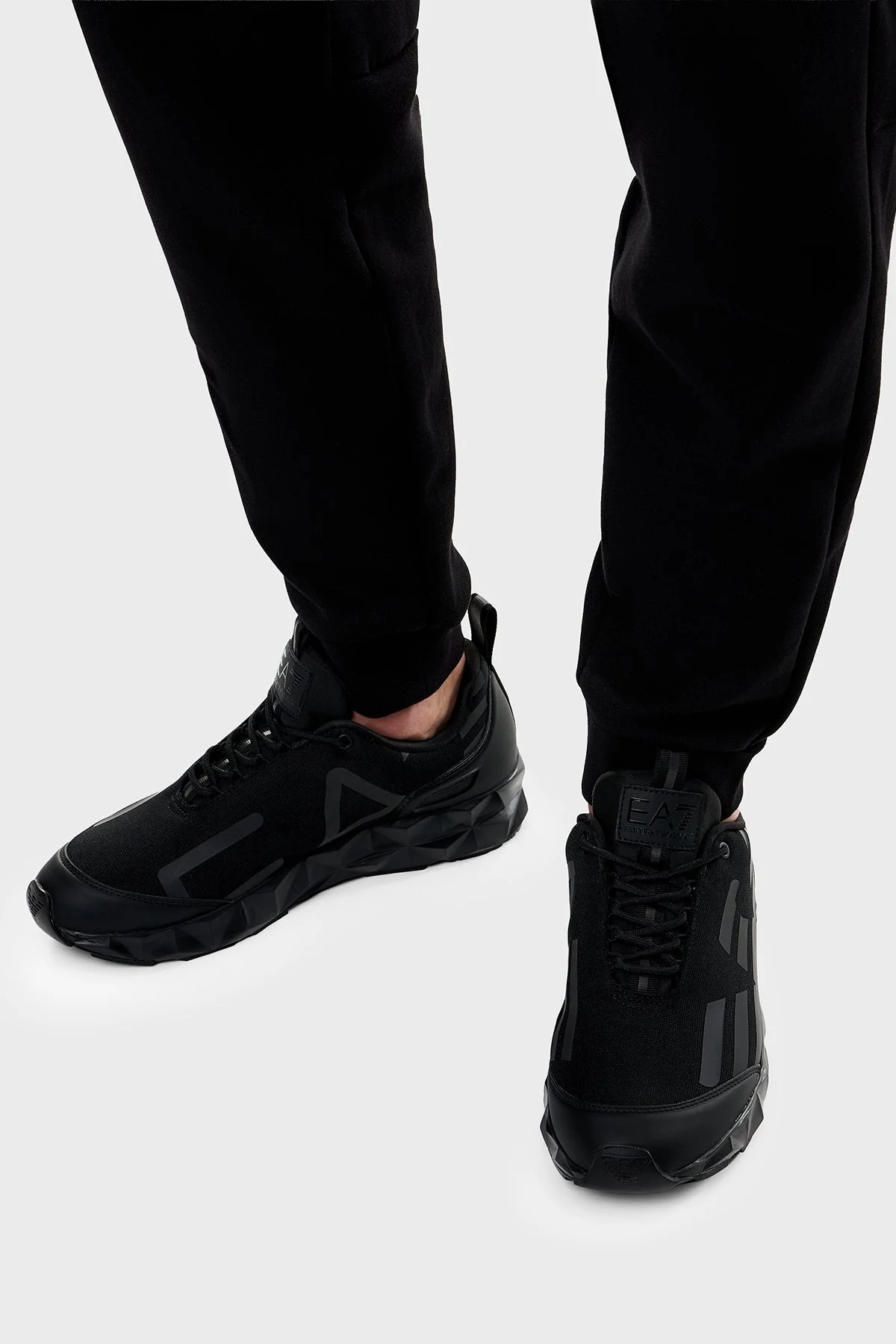 EA7 Kartal Logolu Sneaker Unisex Ayakkabı X8X217 XK433 MC061 Siyah - 7