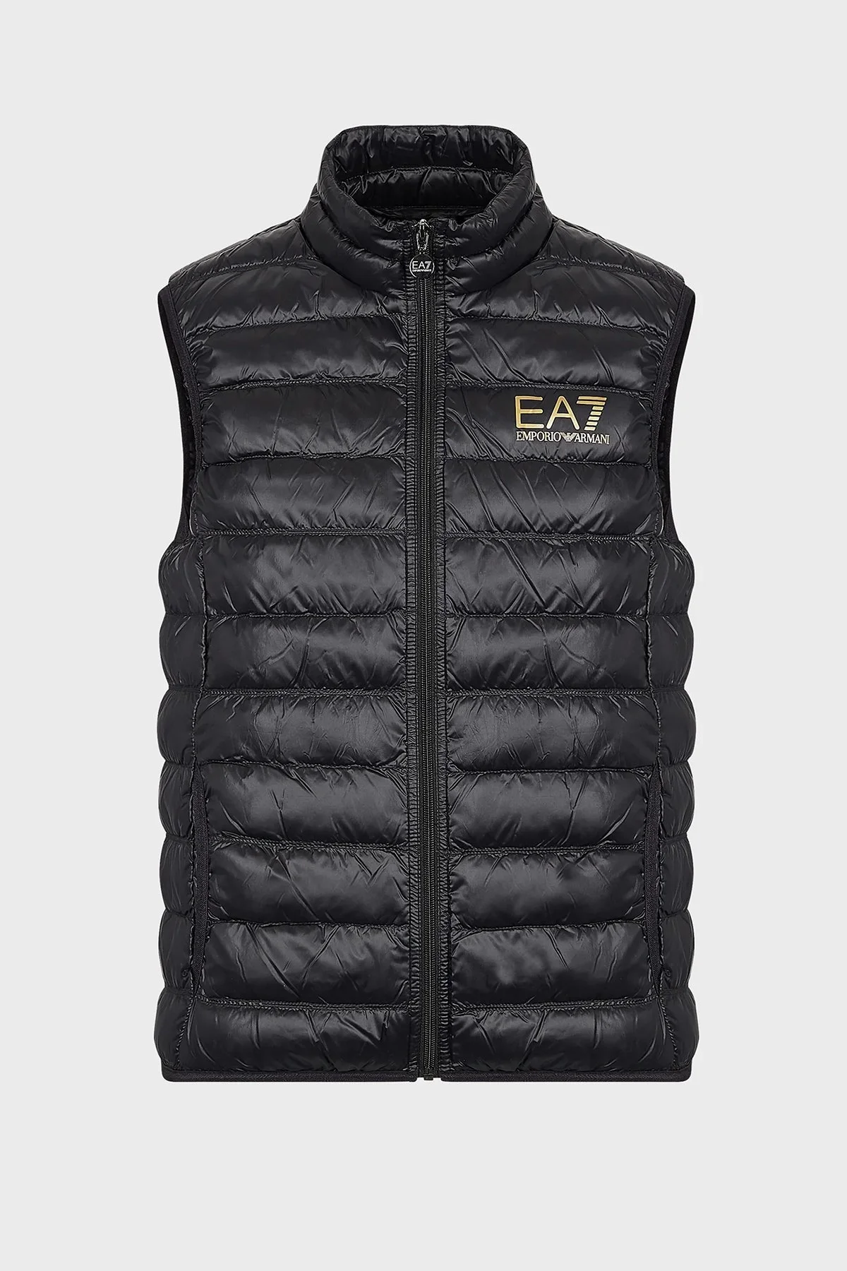 EA7 Kaz Tüyü Dolgulu Dik Yaka Erkek Yelek 8NPQ01 PN29Z 0208 SİYAH - 5