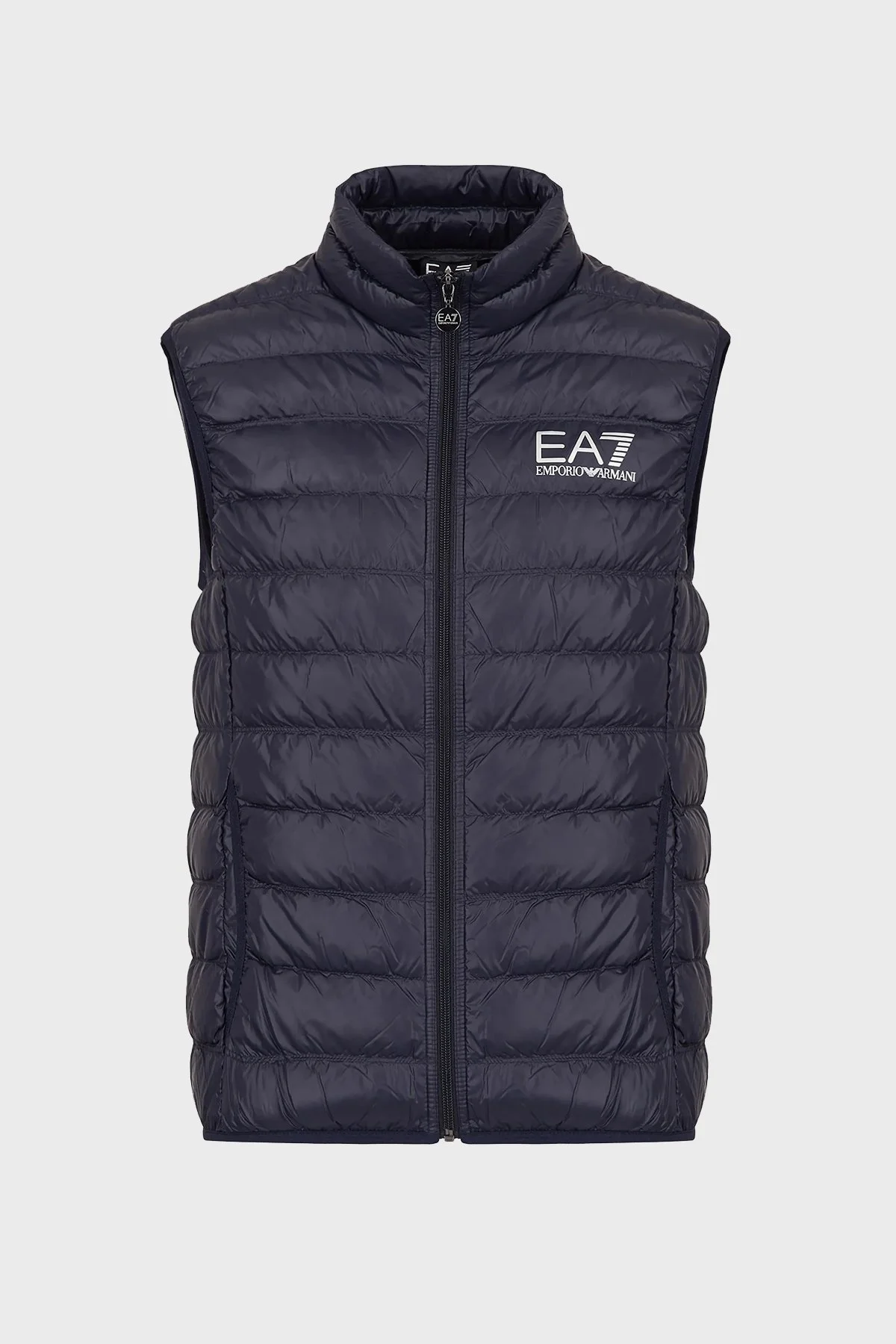 EA7 Kaz Tüyü Dolgulu Dik Yaka Erkek Yelek 8NPQ01 PN29Z 1578 LACİVERT - 5