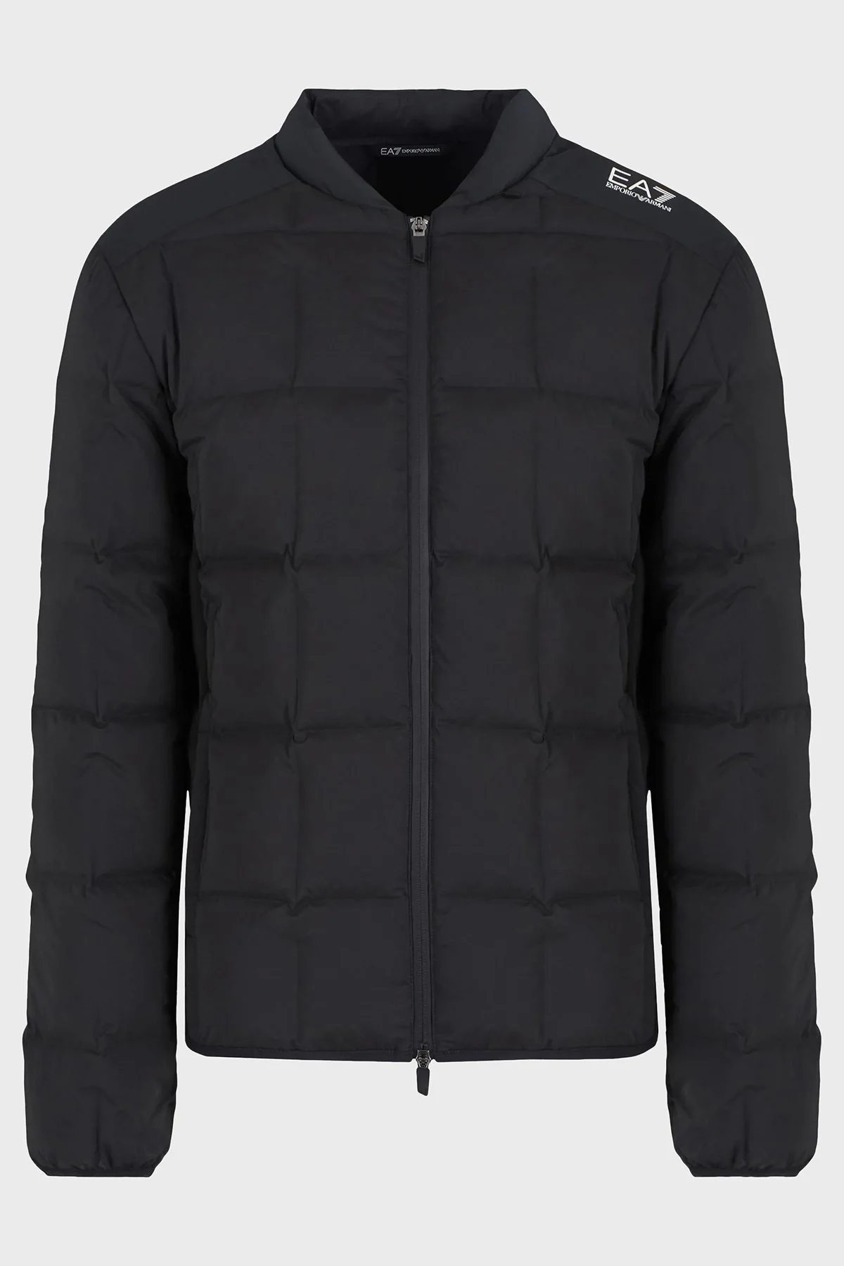 EA7 Kuş Tüyü Dolgulu Gizli Kapüşonlu Slim Fit Erkek Mont 6DPB62 PNGKZ 1200 SİYAH - 2