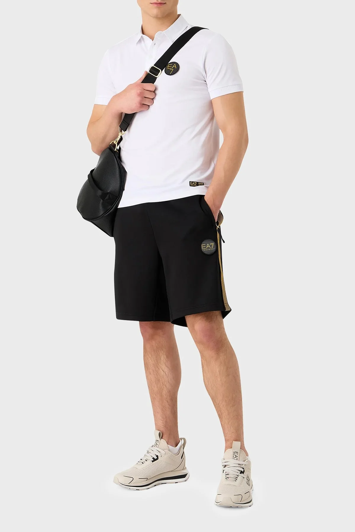 EA7 Logolu Belden Bağlamalı Cepli Regular Fit Erkek Short 3DPS67 PJMTZ 1200 SİYAH - 2