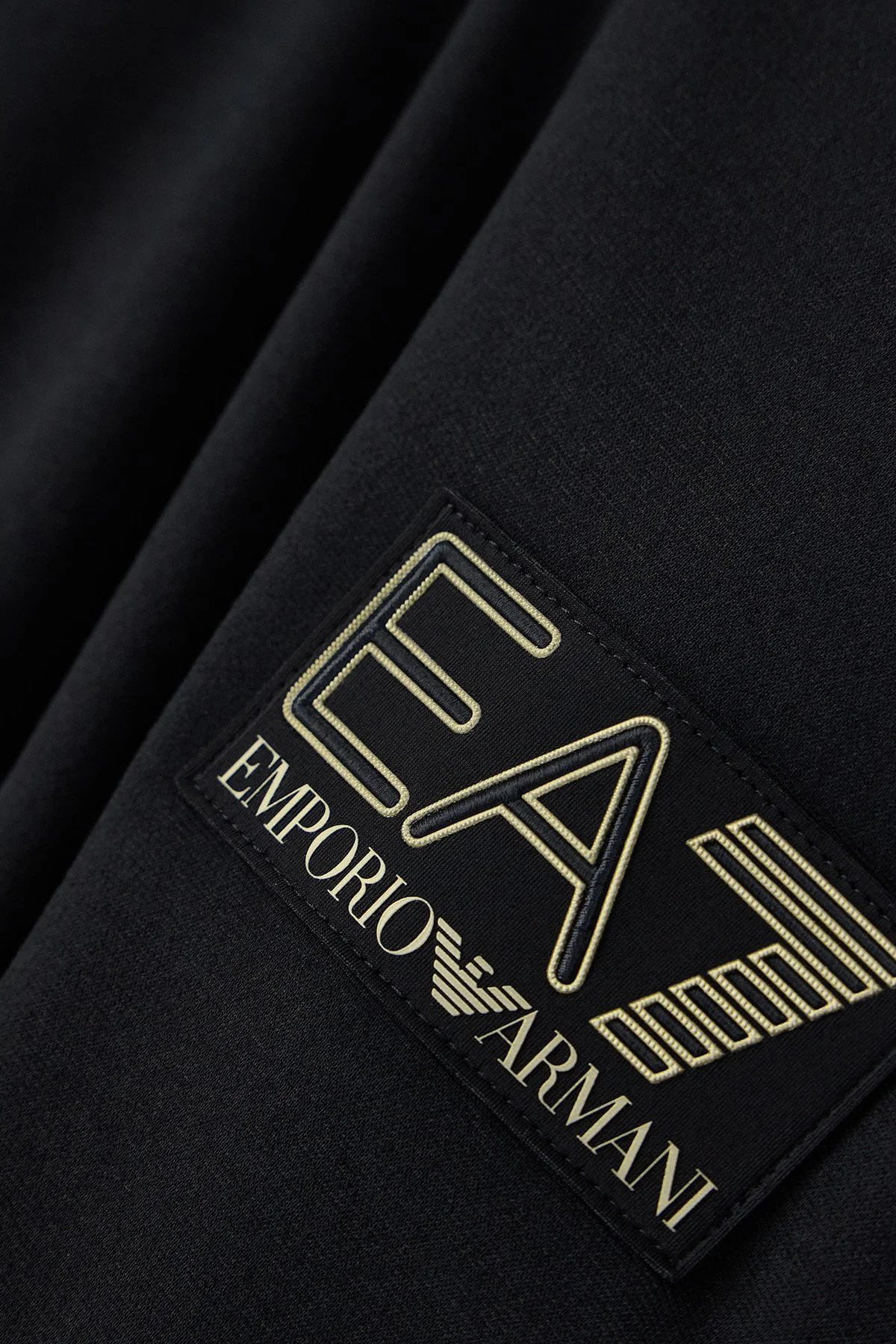 EA7 Logolu Bisiklet Yaka Erkek T Shirt 7M002238 AF13739 UC001 Siyah - 8