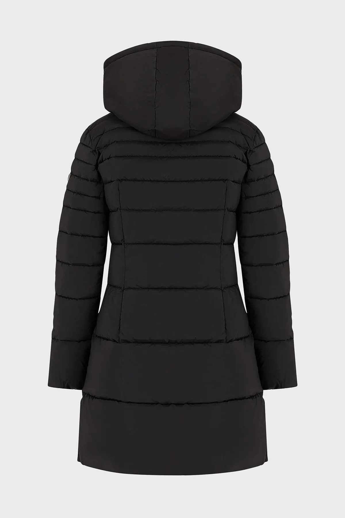 EA7 Çıkarılabilir Kapüşonlu CALIDUM7 Dolgulu Regular Fit Uzun Şişme Kadın Mont 6RTL01 TNDAZ 1200 SİYAH - 5